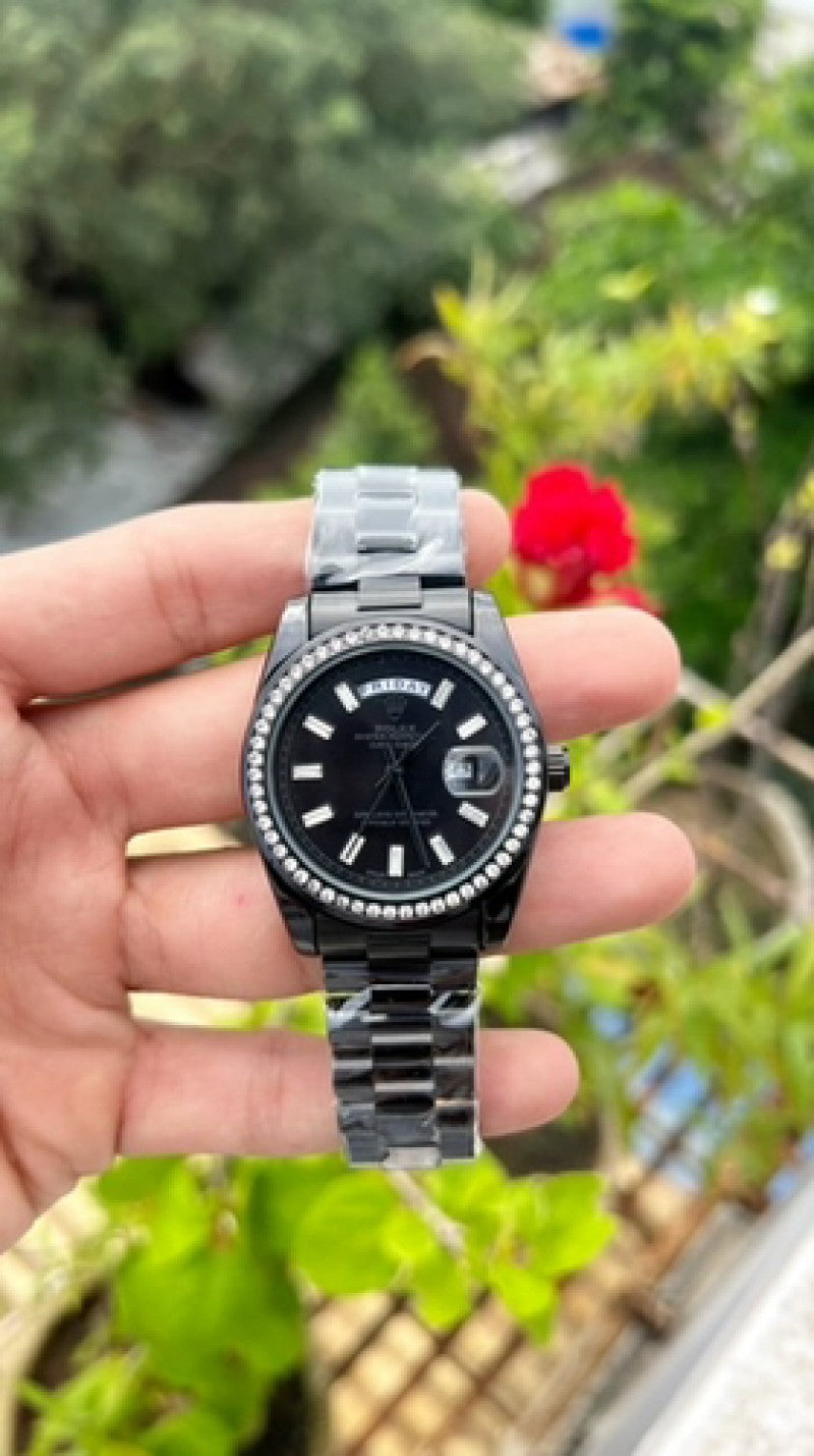 Rolex Day Date Diamond FullBlack
