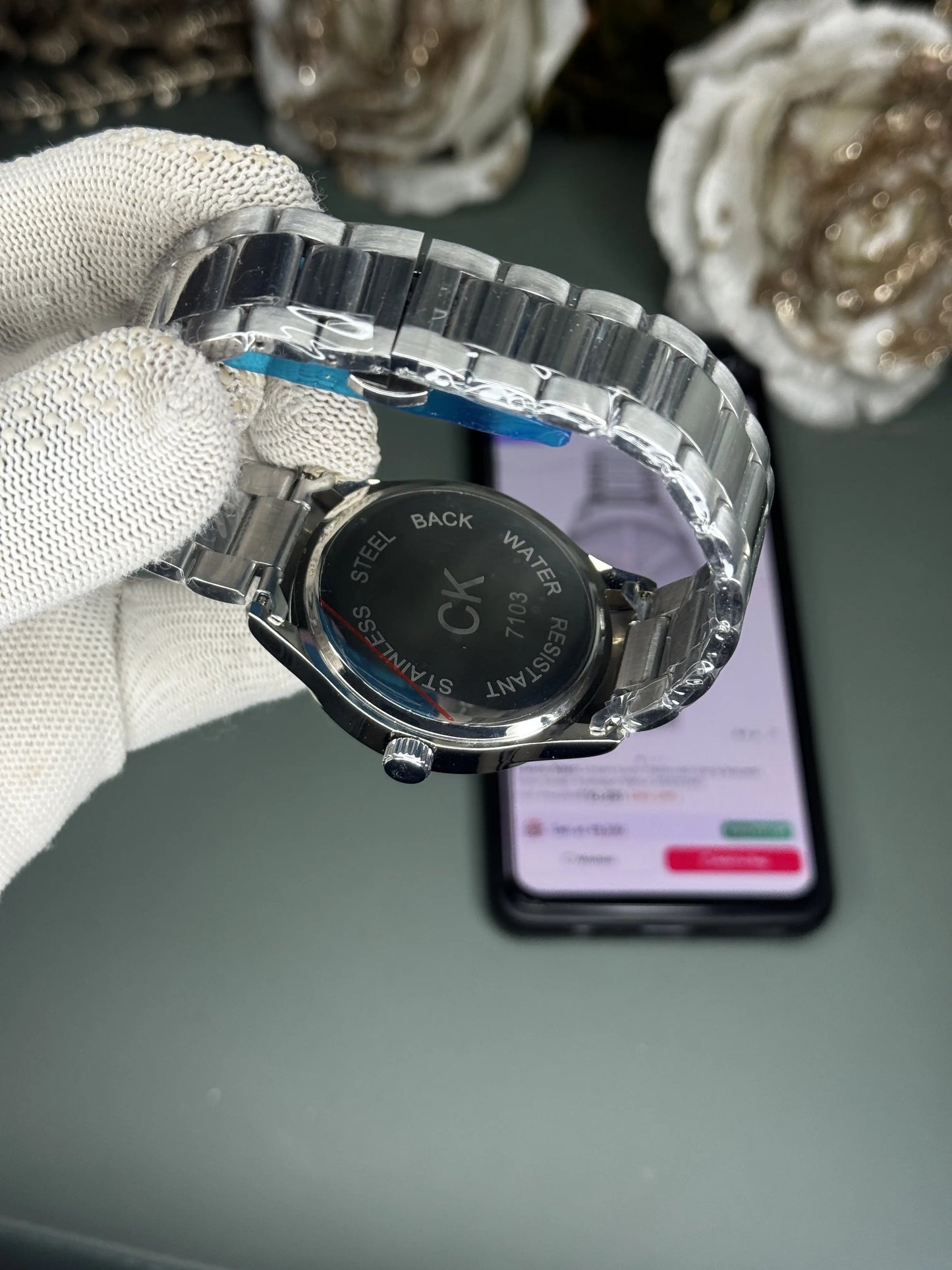 Calvin  Klein Silver White Premium Quartz Watch