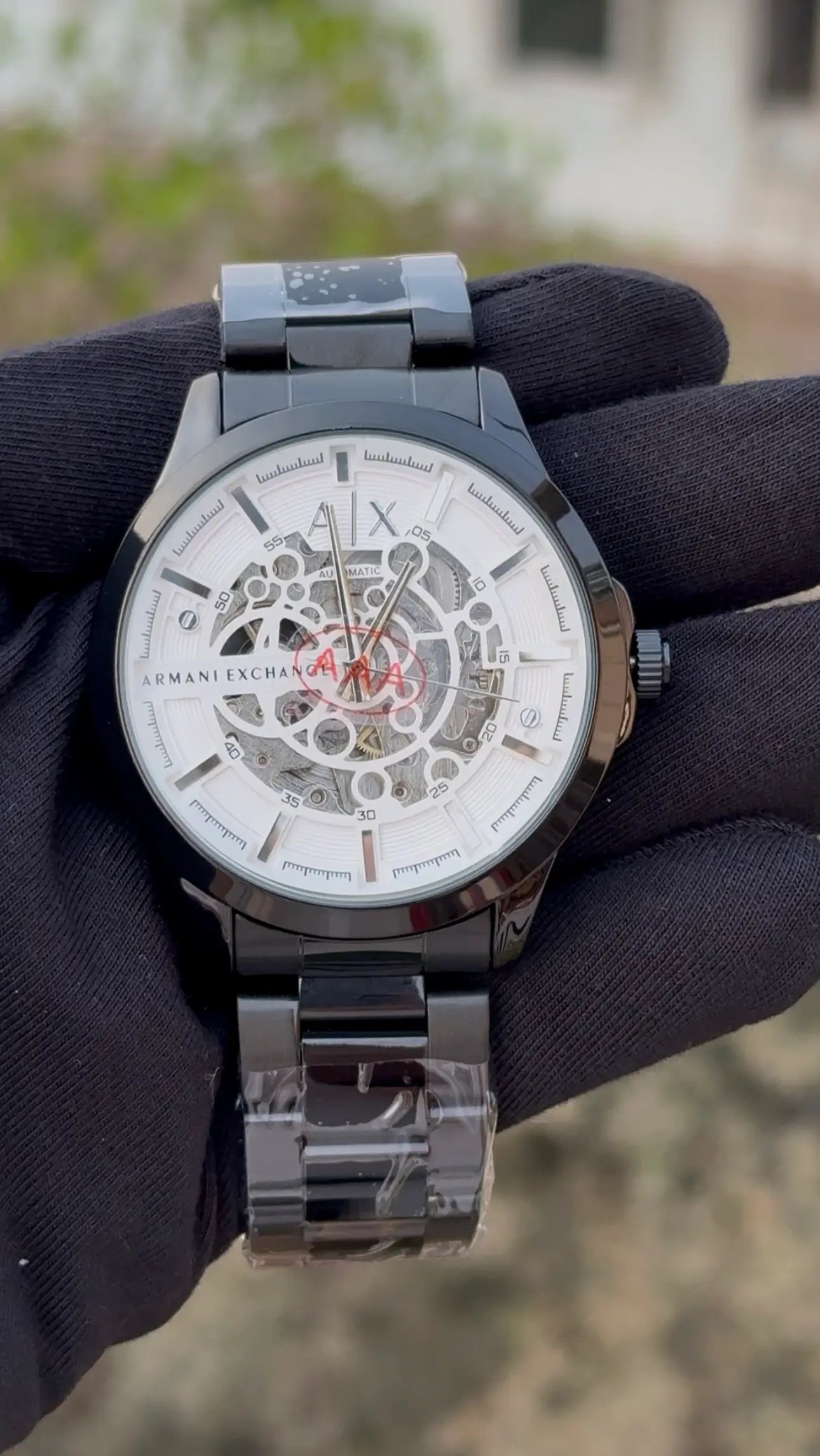 Armani Exchange Skeleton Automatic