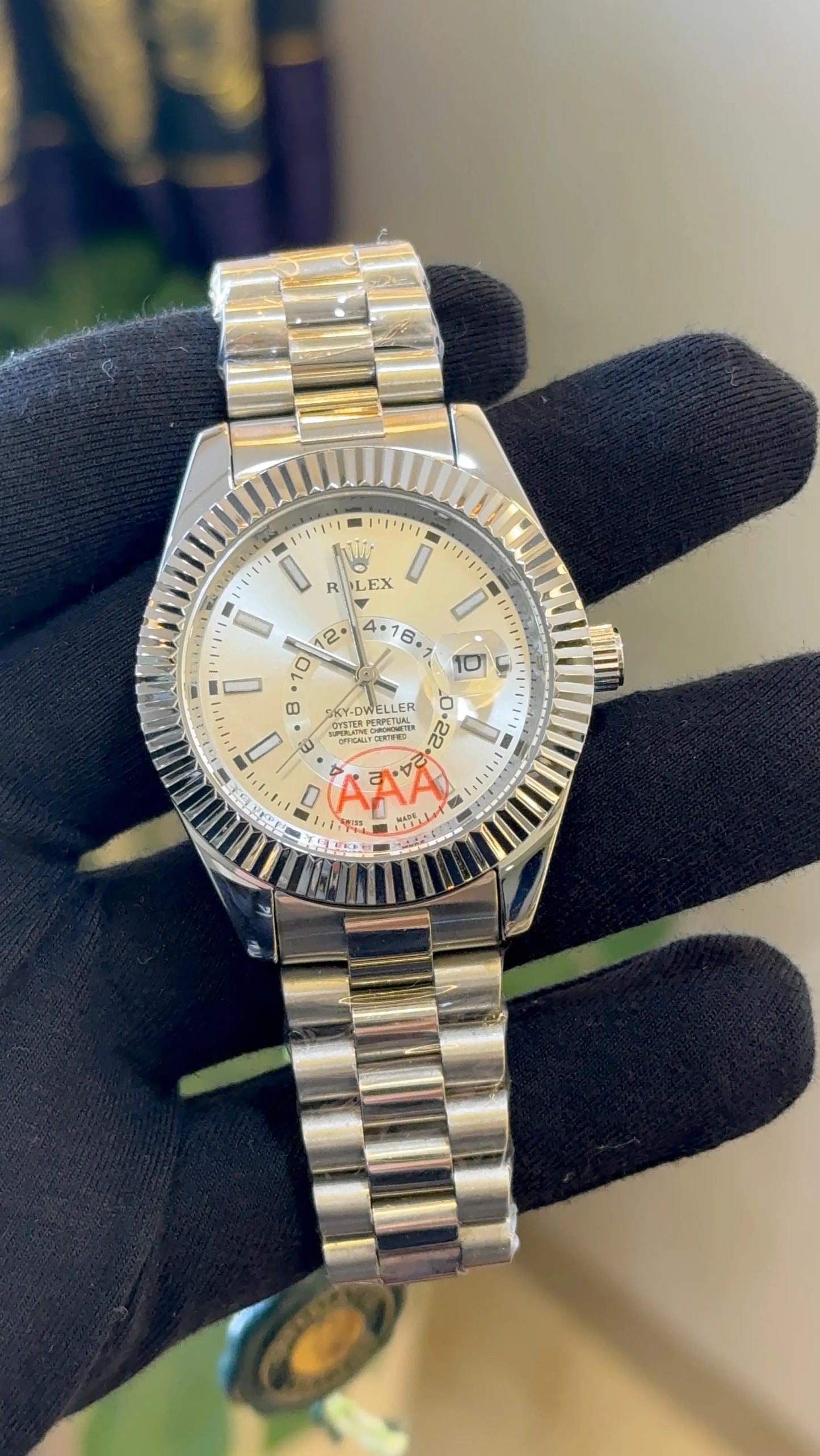 Rolex SkyDweller heavy shift moveme