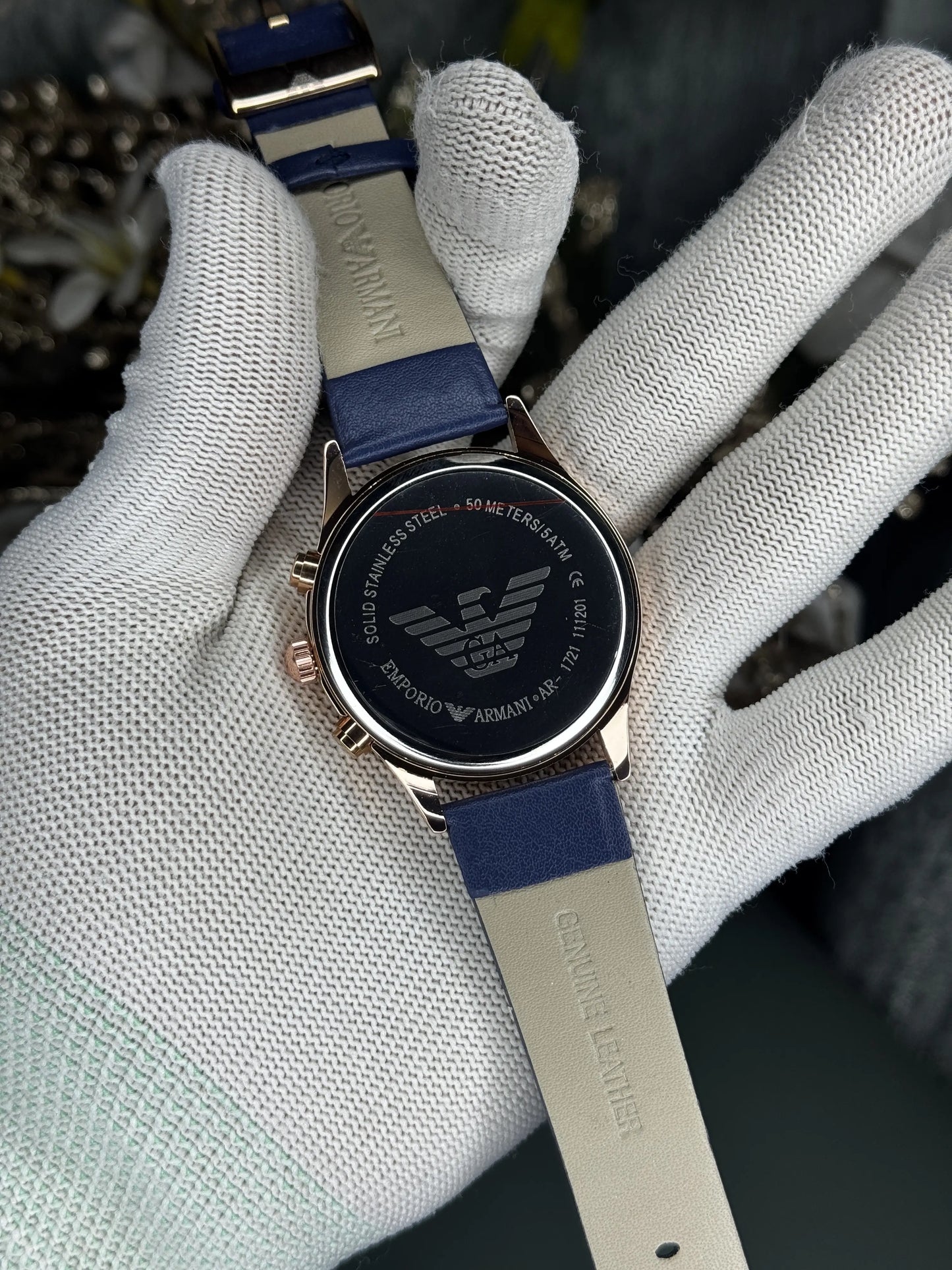 Emporio Arman i Copper Blue Chronograph Premium Watch