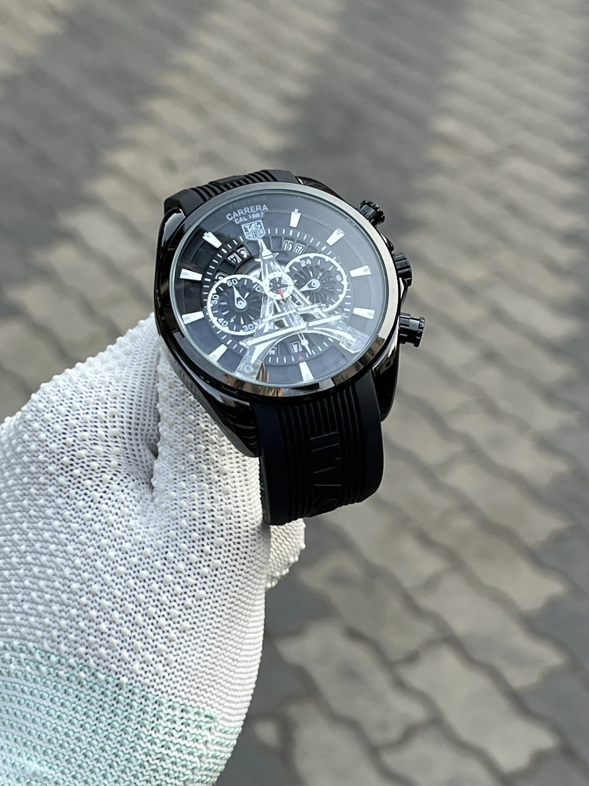 Tag Heuer Eiffel Tower Silicon Black