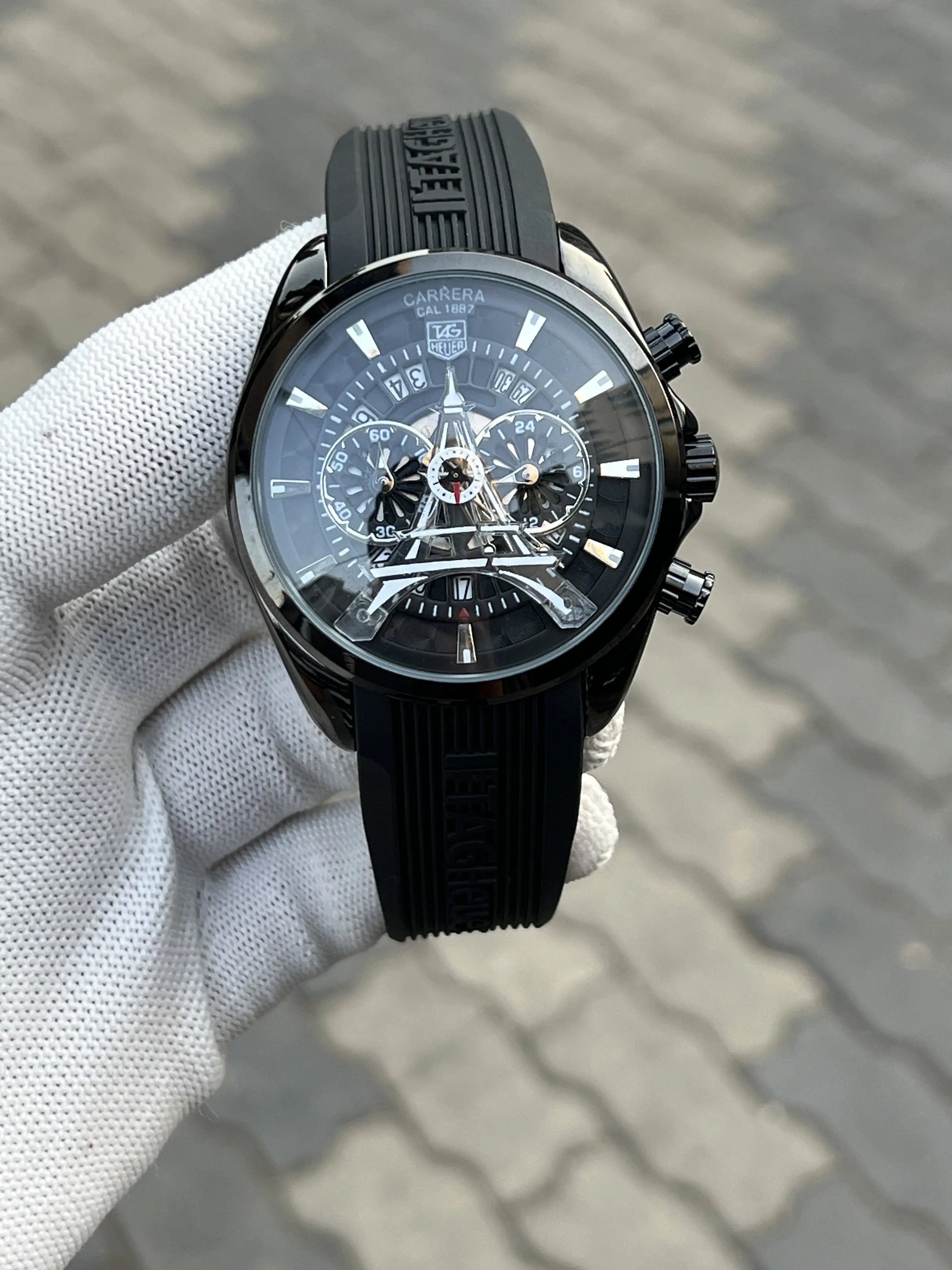 Tag Heuer Eiffel Tower Silicon Black