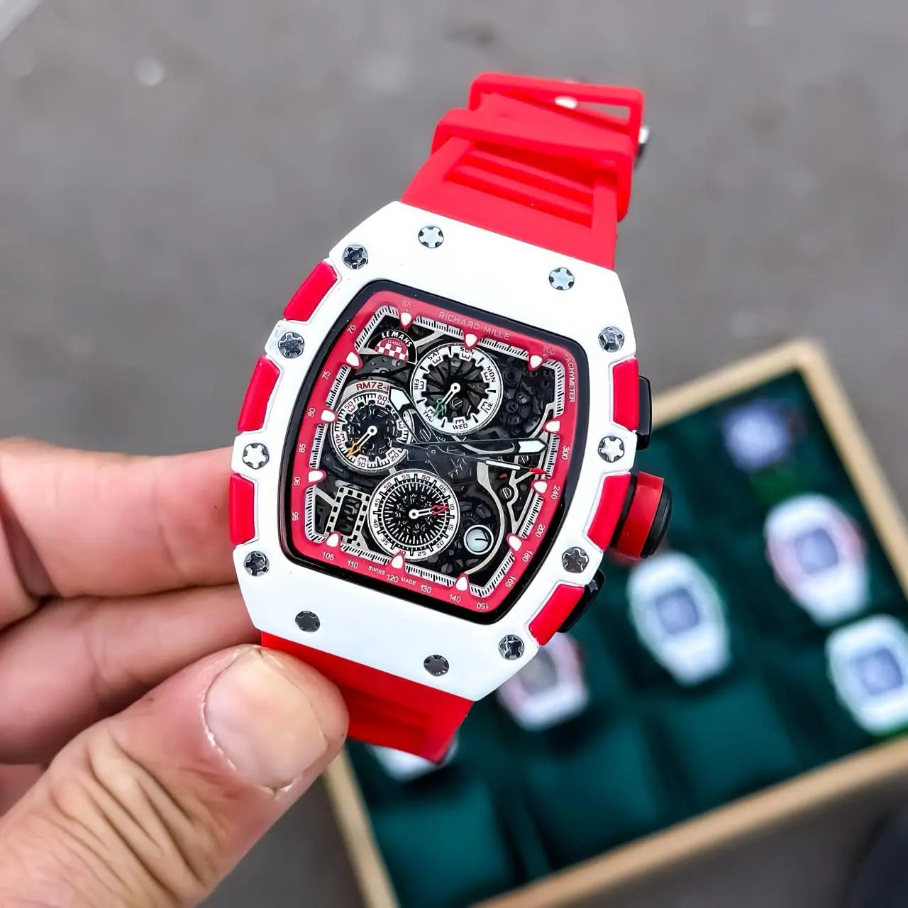 richard Mille red