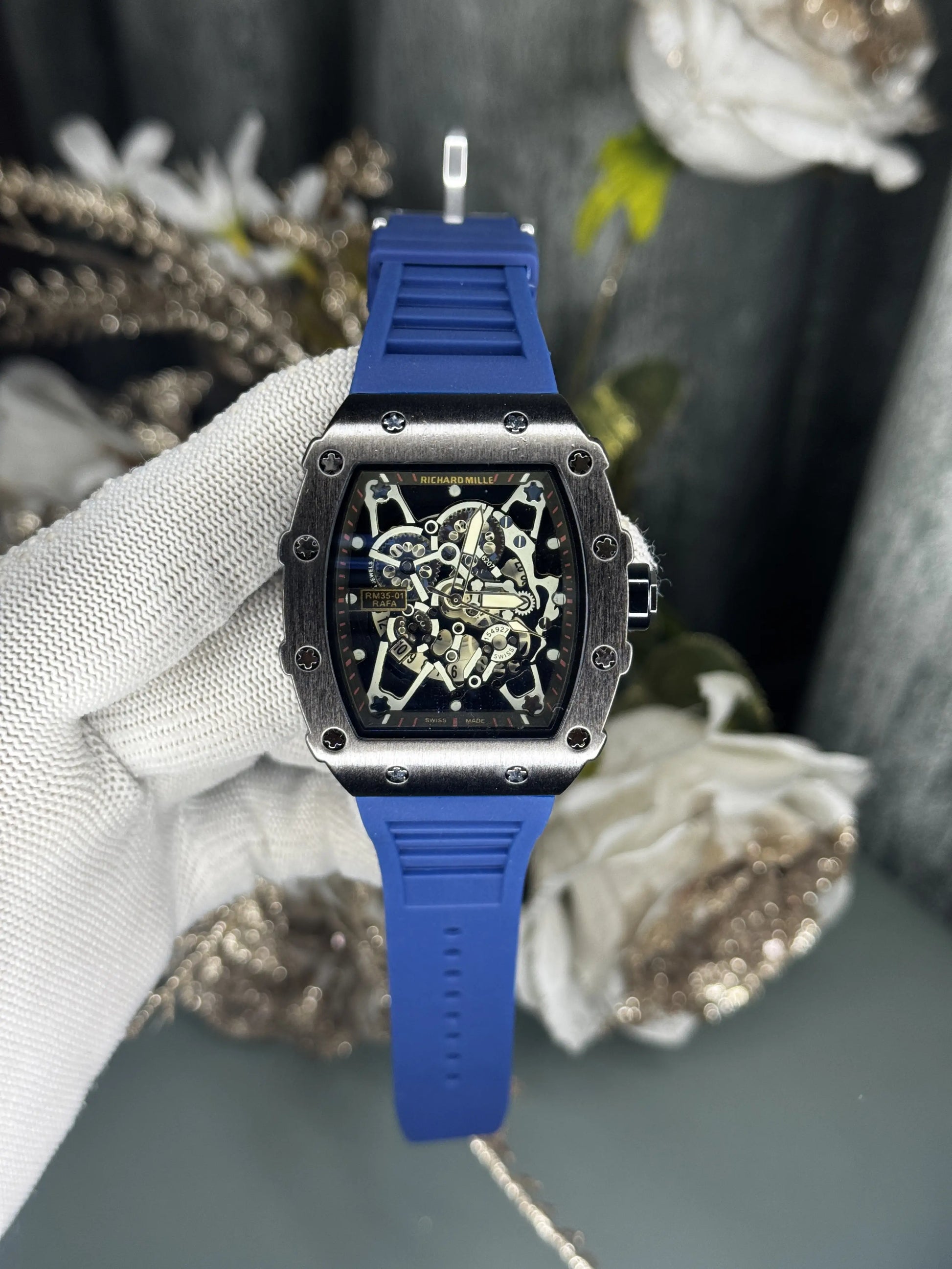 Richard Mille Rm35-01 Blue Quartz Premium Watch