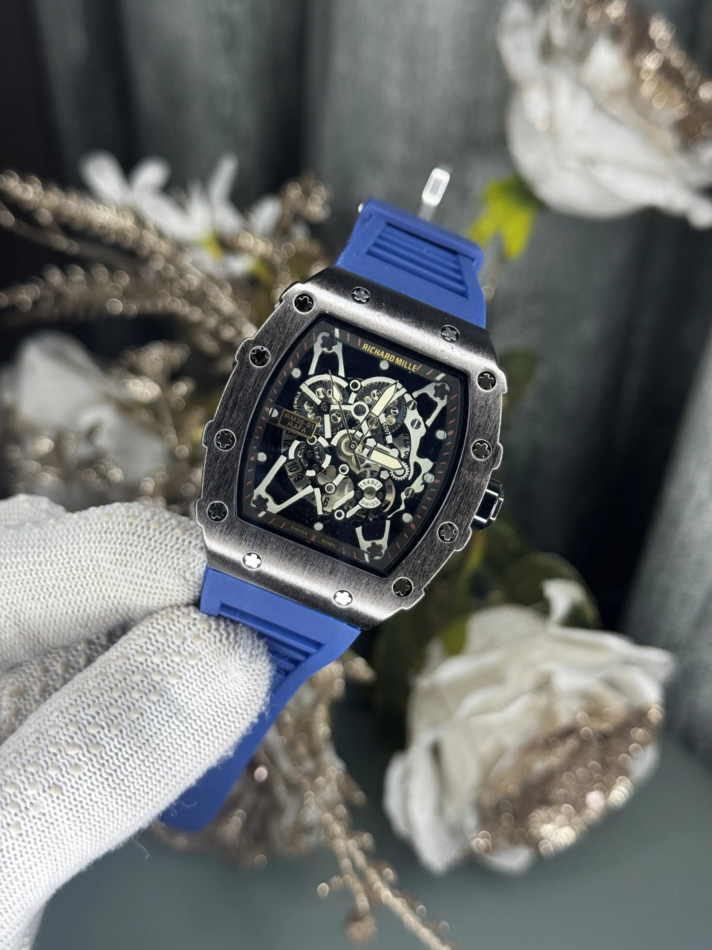 Richard Mille Rm35-01 Blue Quartz Premium Watch