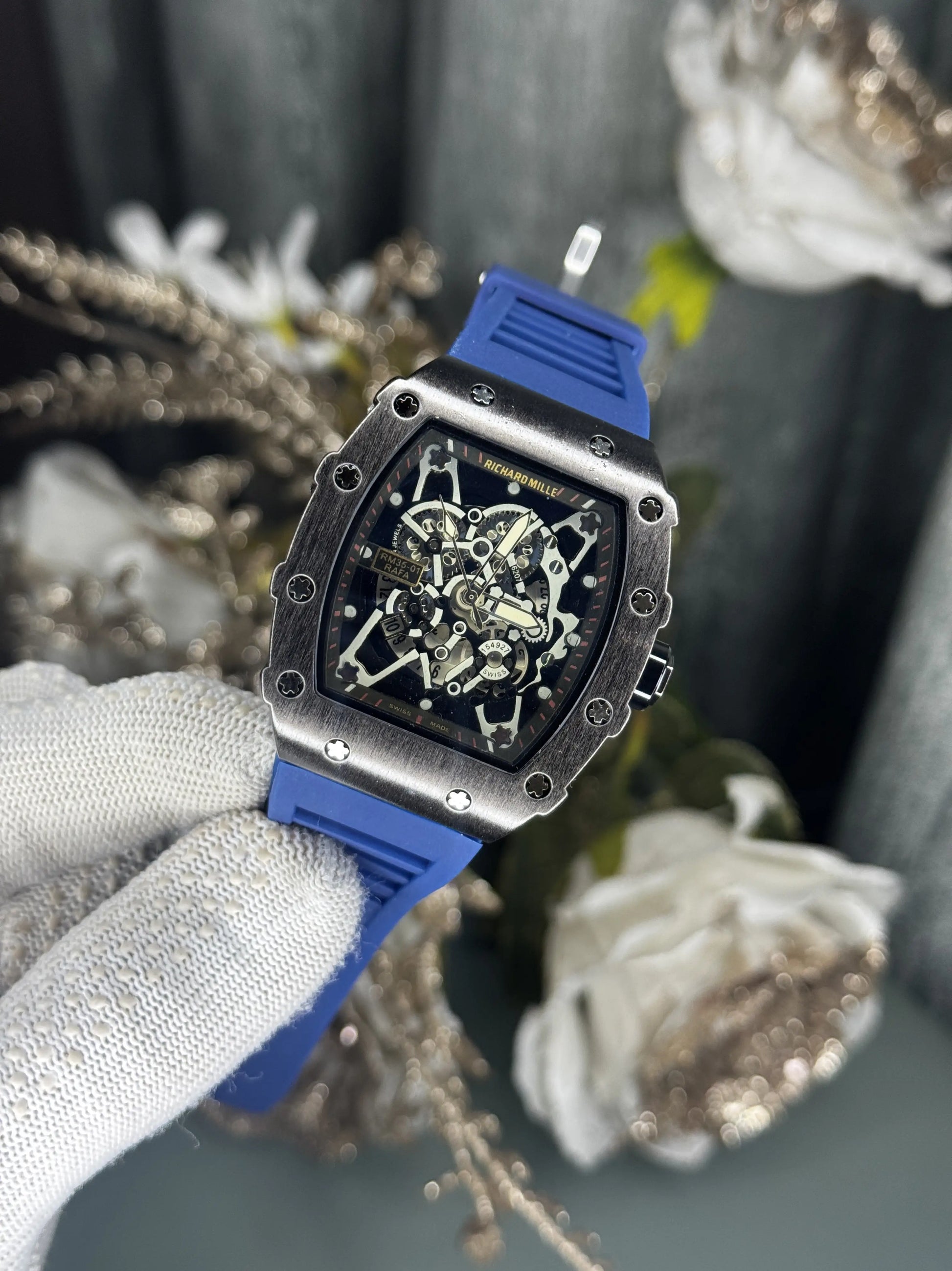 Richard Mille Rm35-01 Blue Quartz Premium Watch