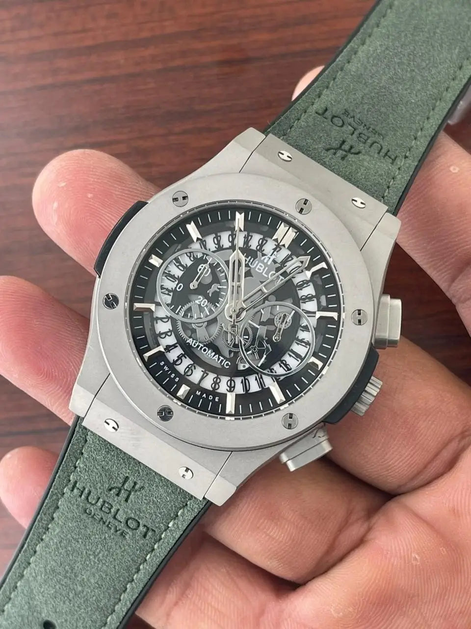 hublot non crono green