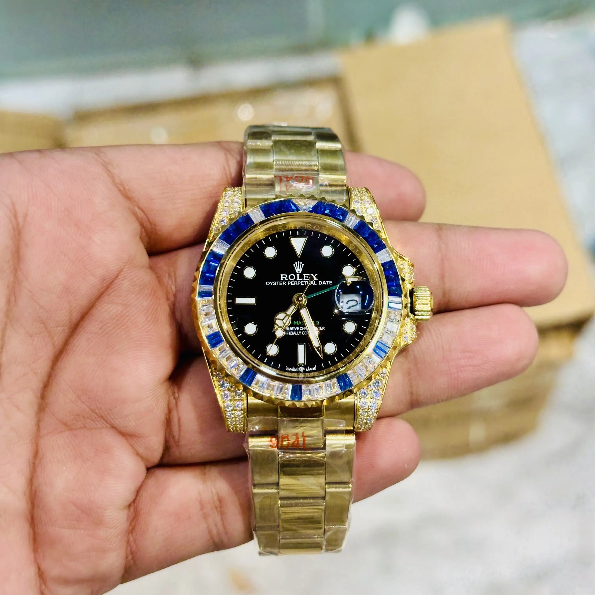 Rolex Gmt Master || Diamond Bazel