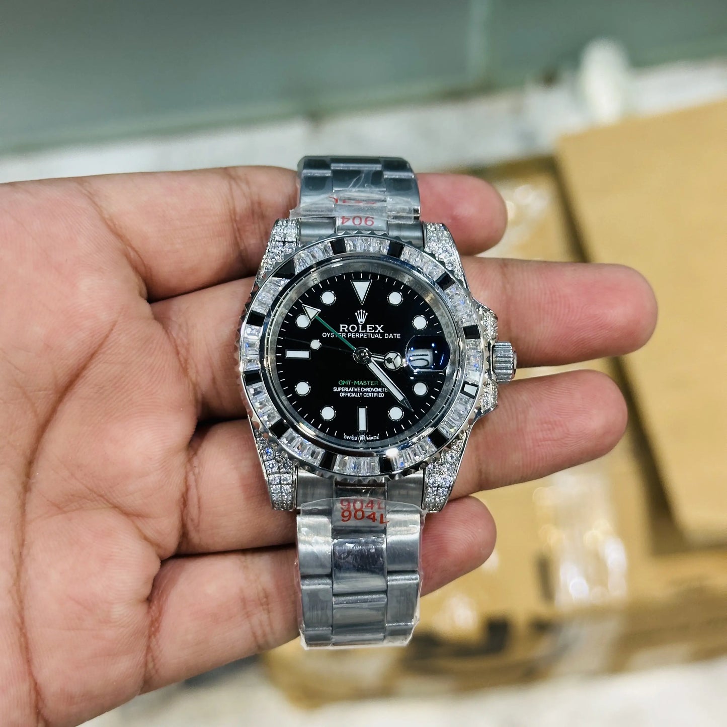 Rolex Gmt Master || Diamond Bazel