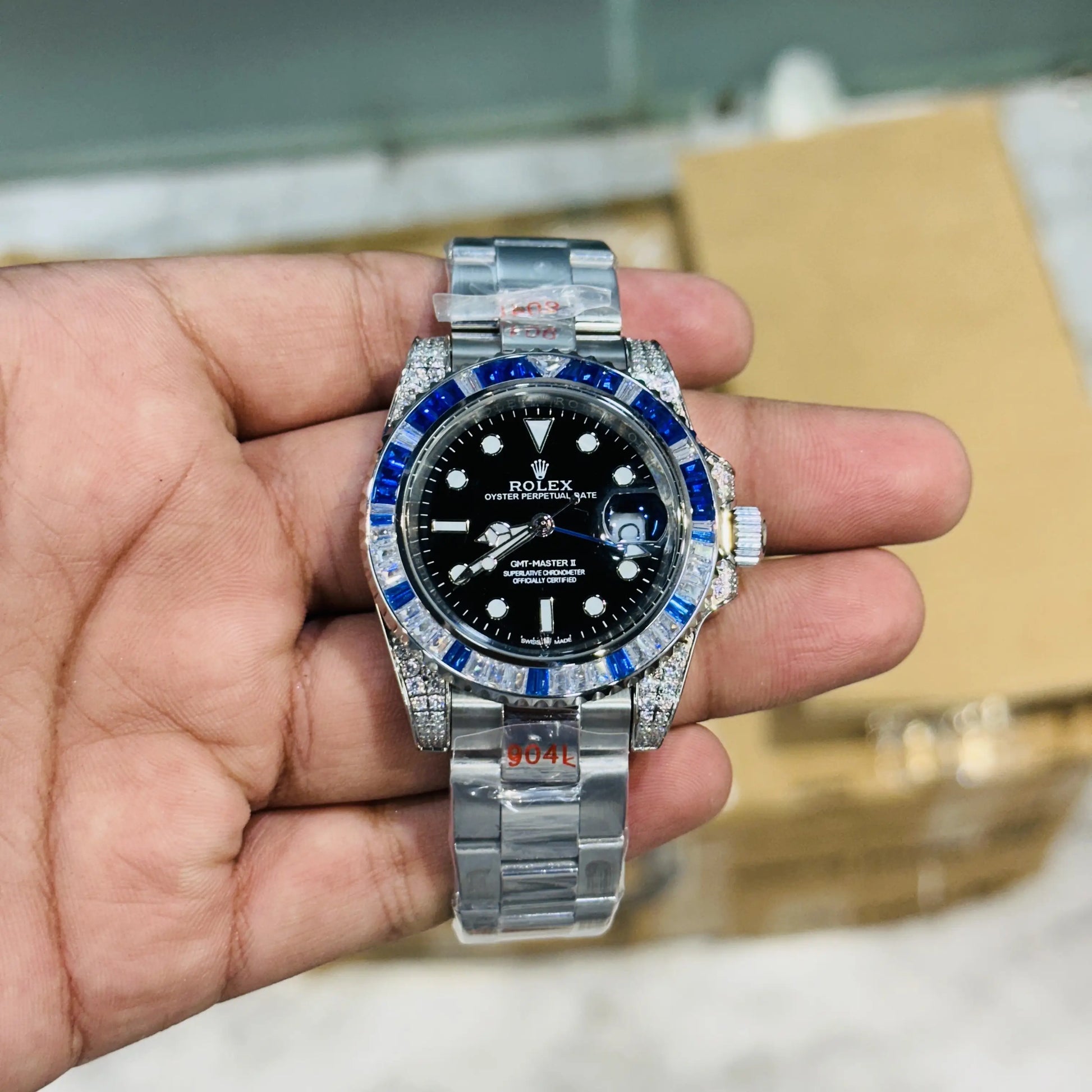 Rolex Gmt Master || Diamond Bazel