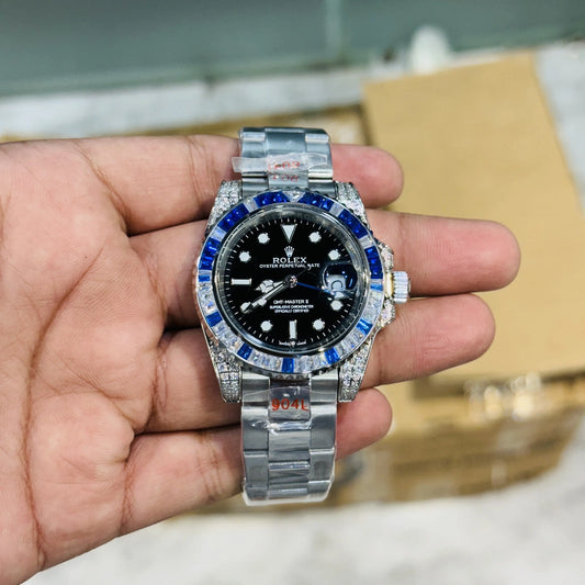 Rolex Gmt Master || Diamond Bazel