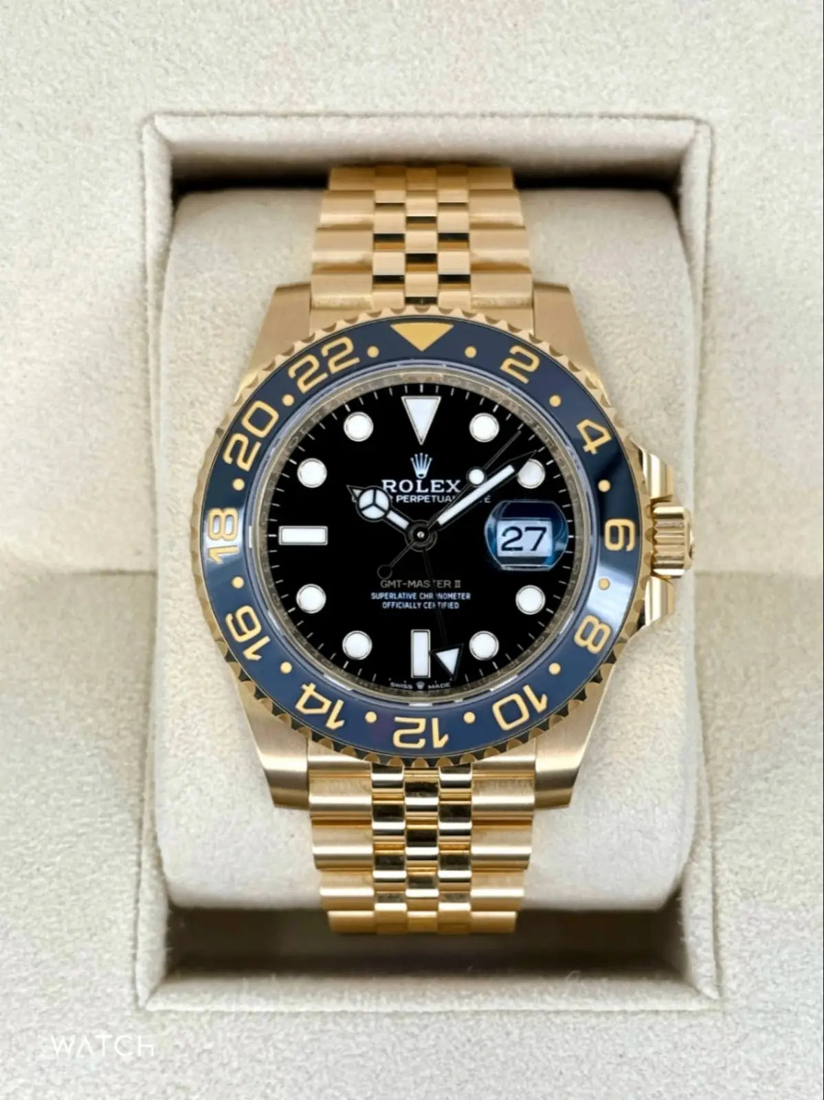 rolex gmt gold black best quality