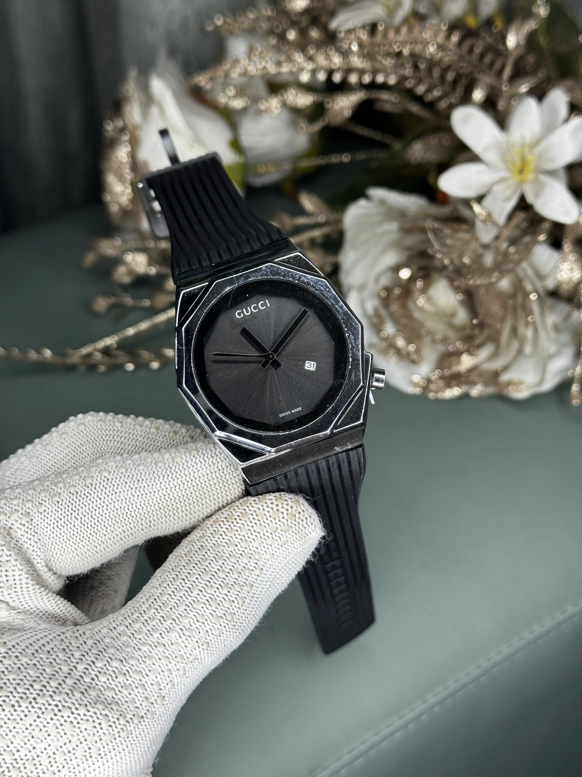 Gucc i All Black Premium Quartz Watch
