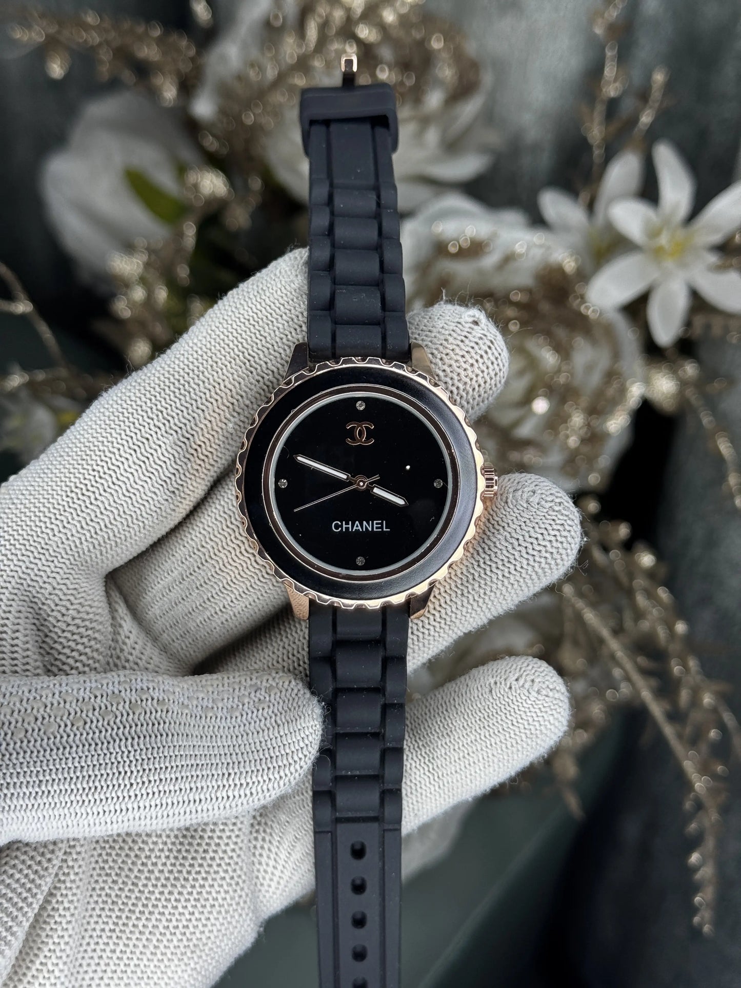 Chanel Paris Copper Black Premium Ladies Watch