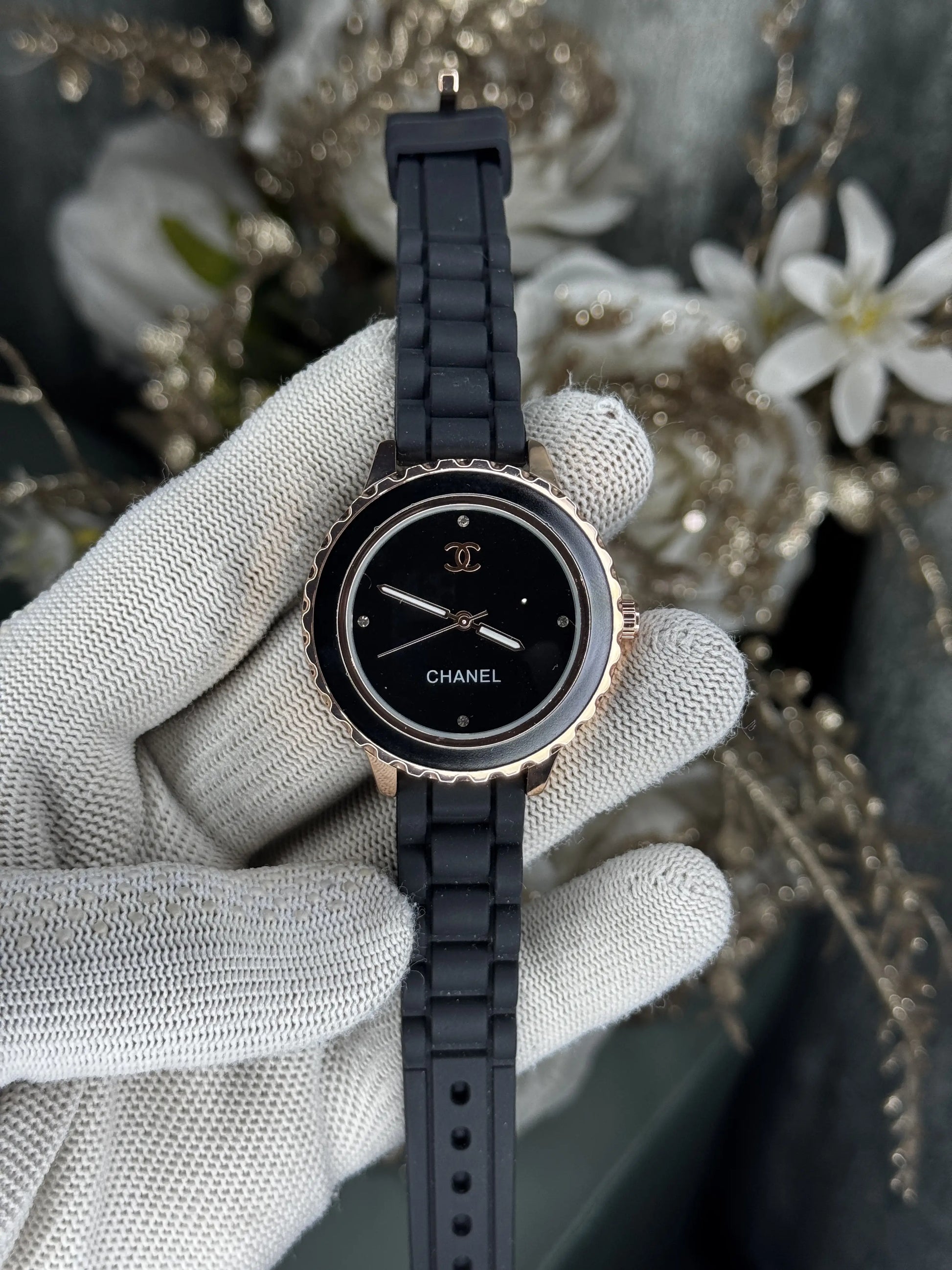 Chanel Paris Copper Black Premium Ladies Watch