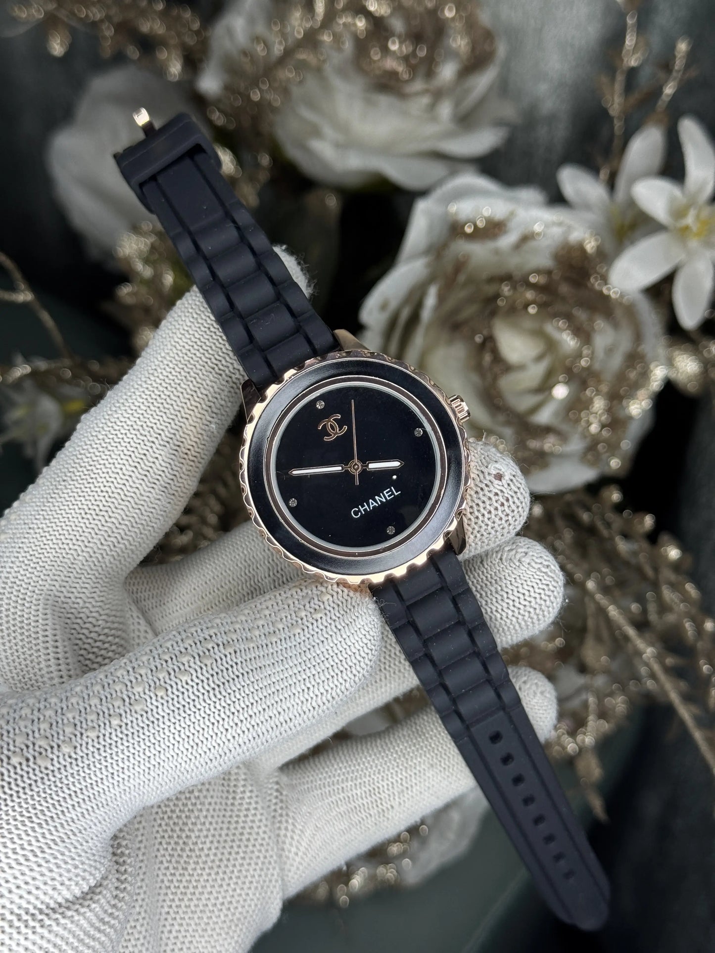 Chanel Paris Copper Black Premium Ladies Watch