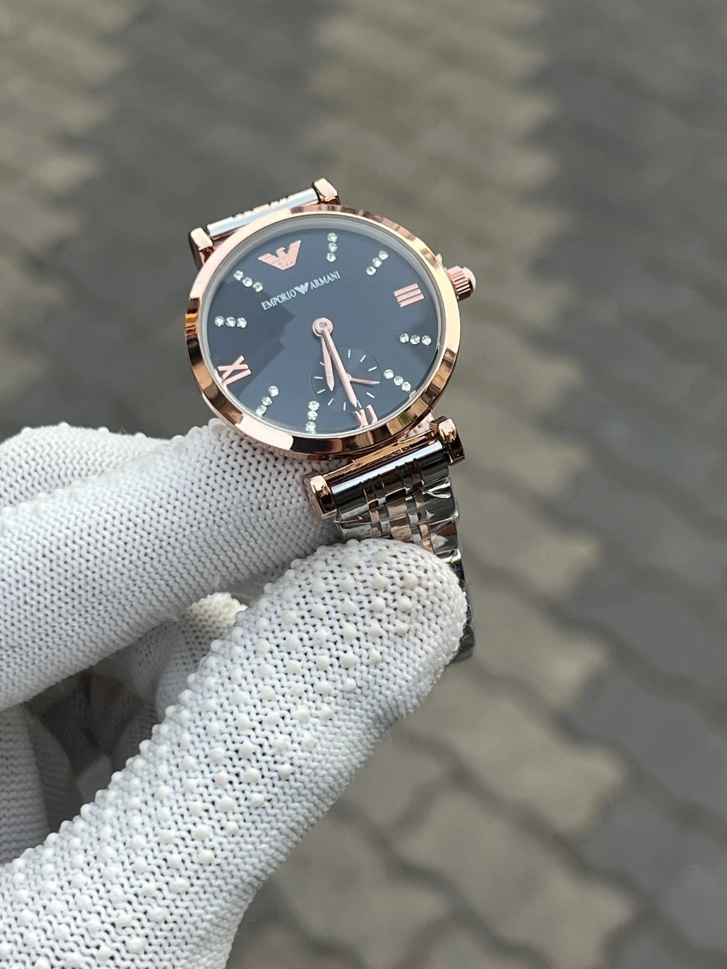 Empori_o Armani Two Tone Black