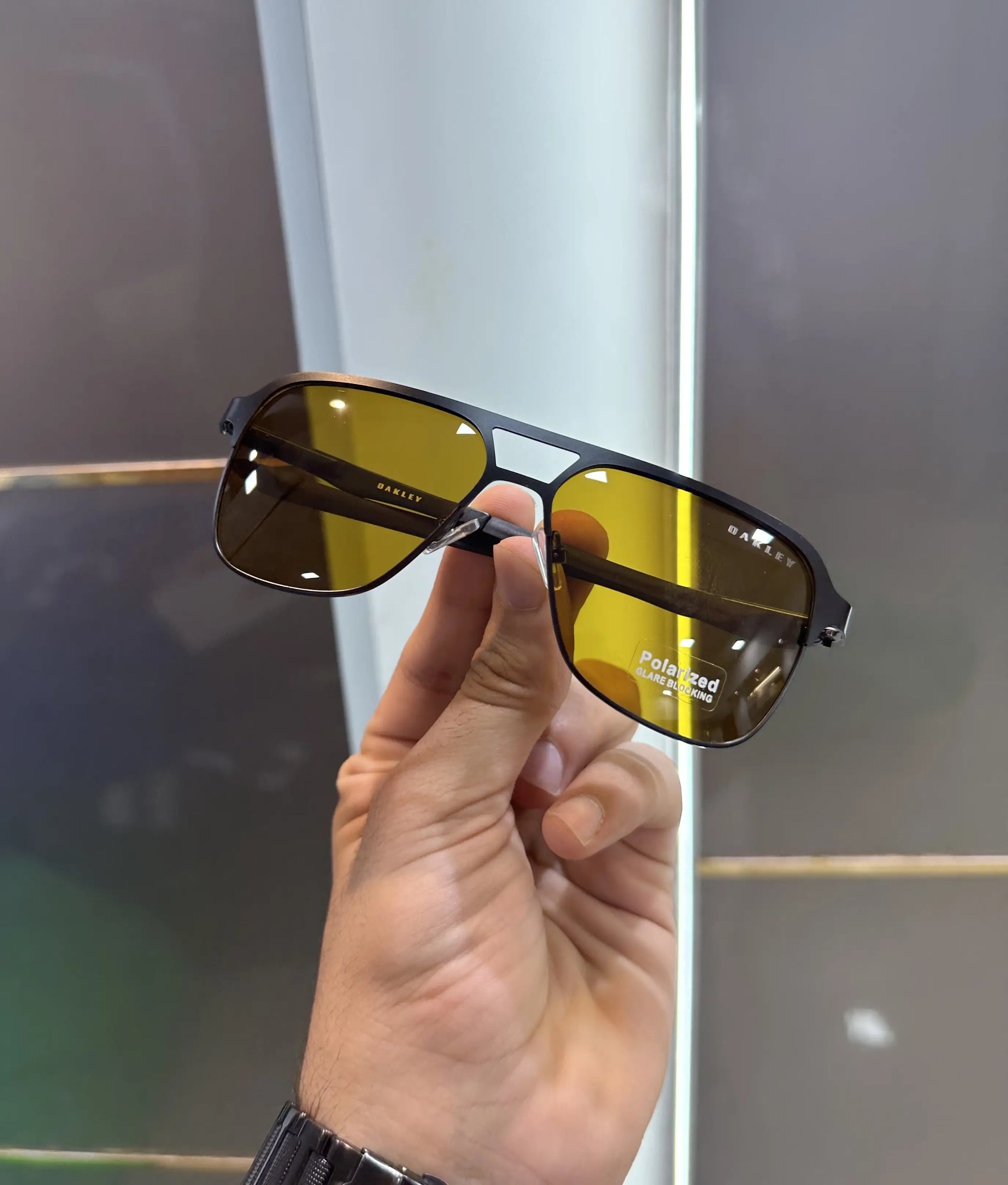 Oakle y Black Brown Premium Shades 2790