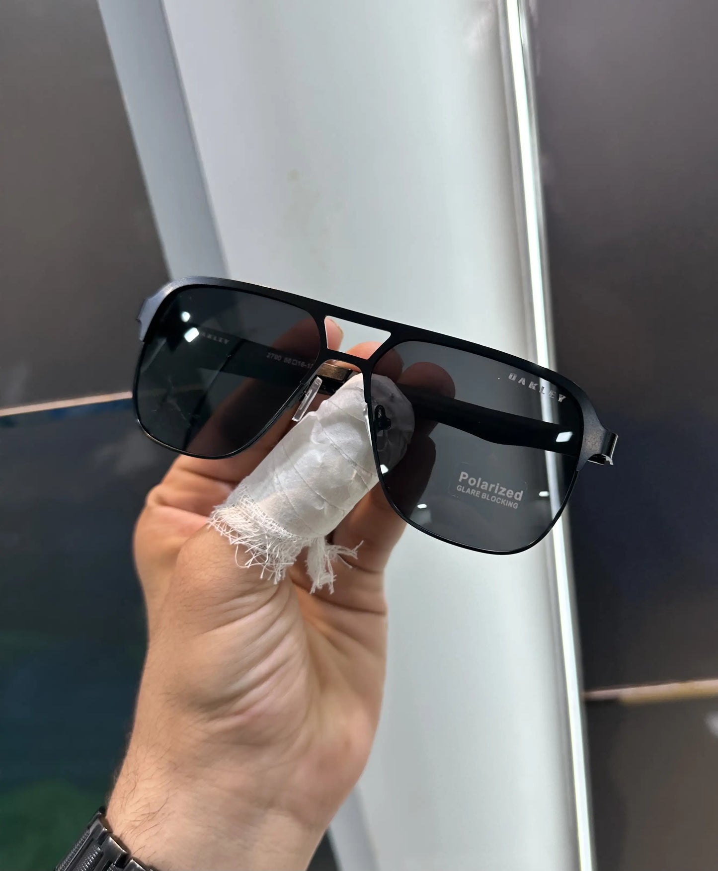 Oakle y All Black Metal Premium Shades 2790