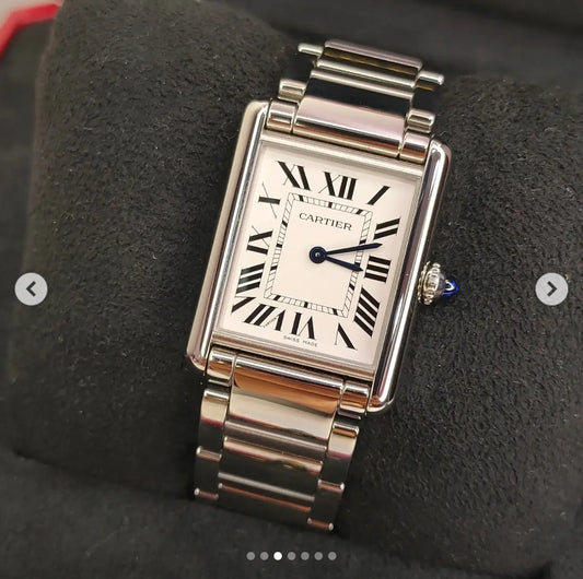 Cartier Tank Must Large Stainless Steel