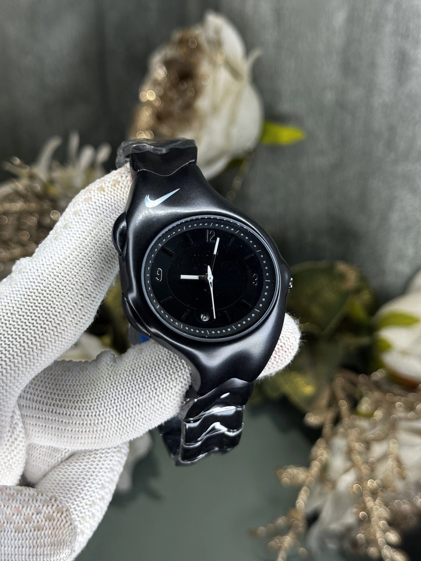 Nike All Black Metal Premium Quartz Watch