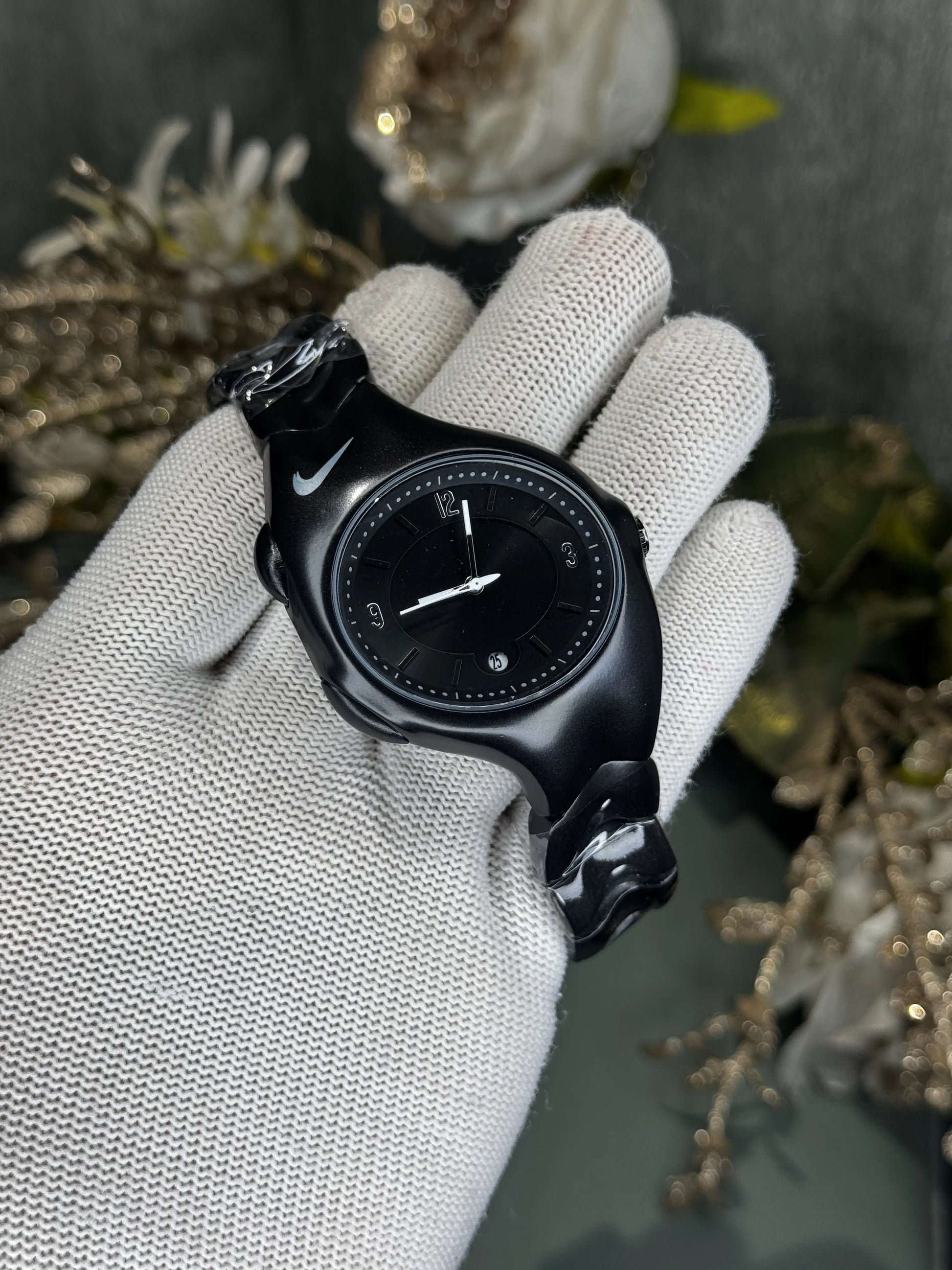 Nike All Black Metal Premium Quartz Watch