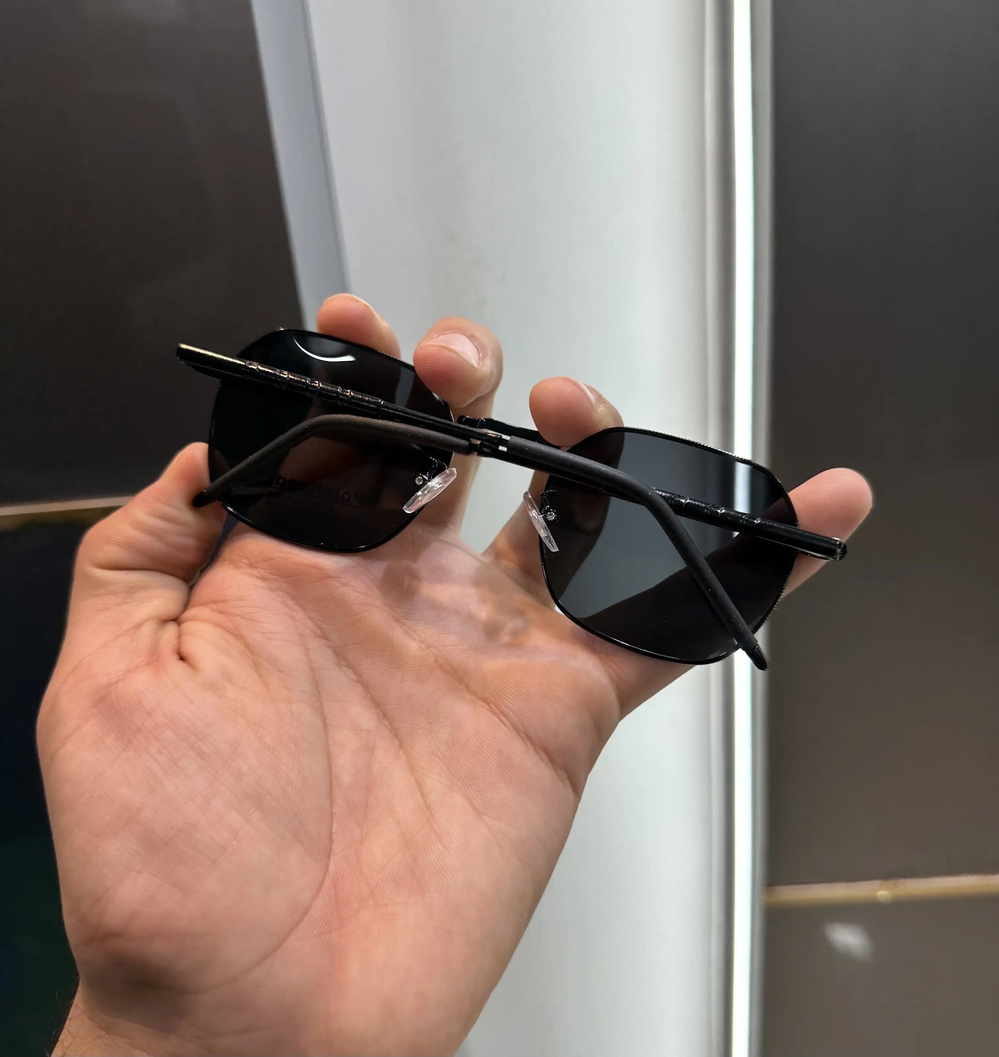 RayBan All Black Metal Premium Shades 2821