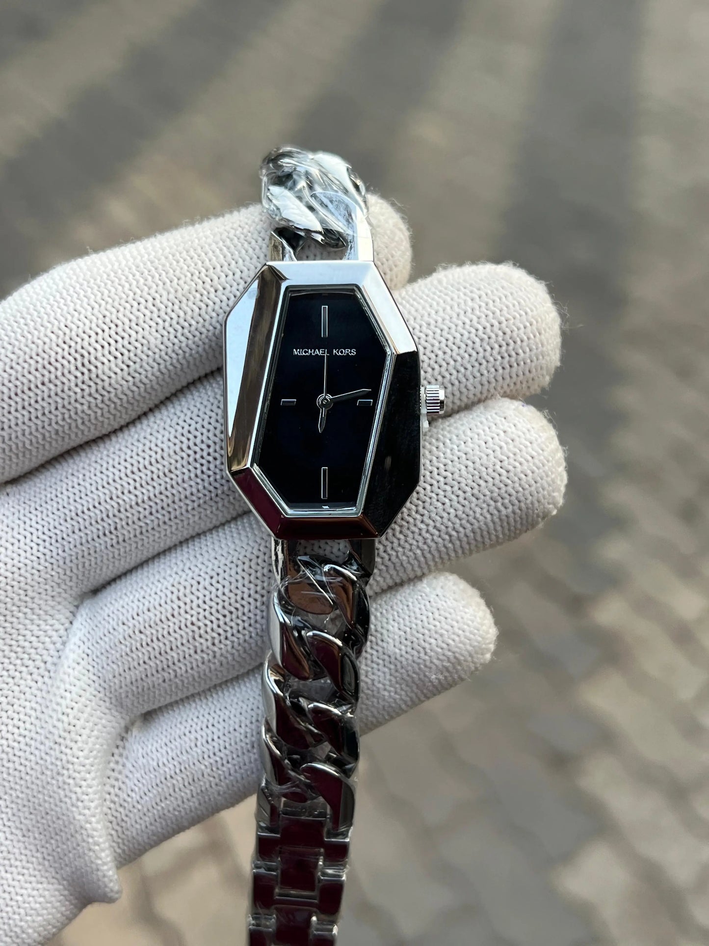 Michae_l Kors Silver Black