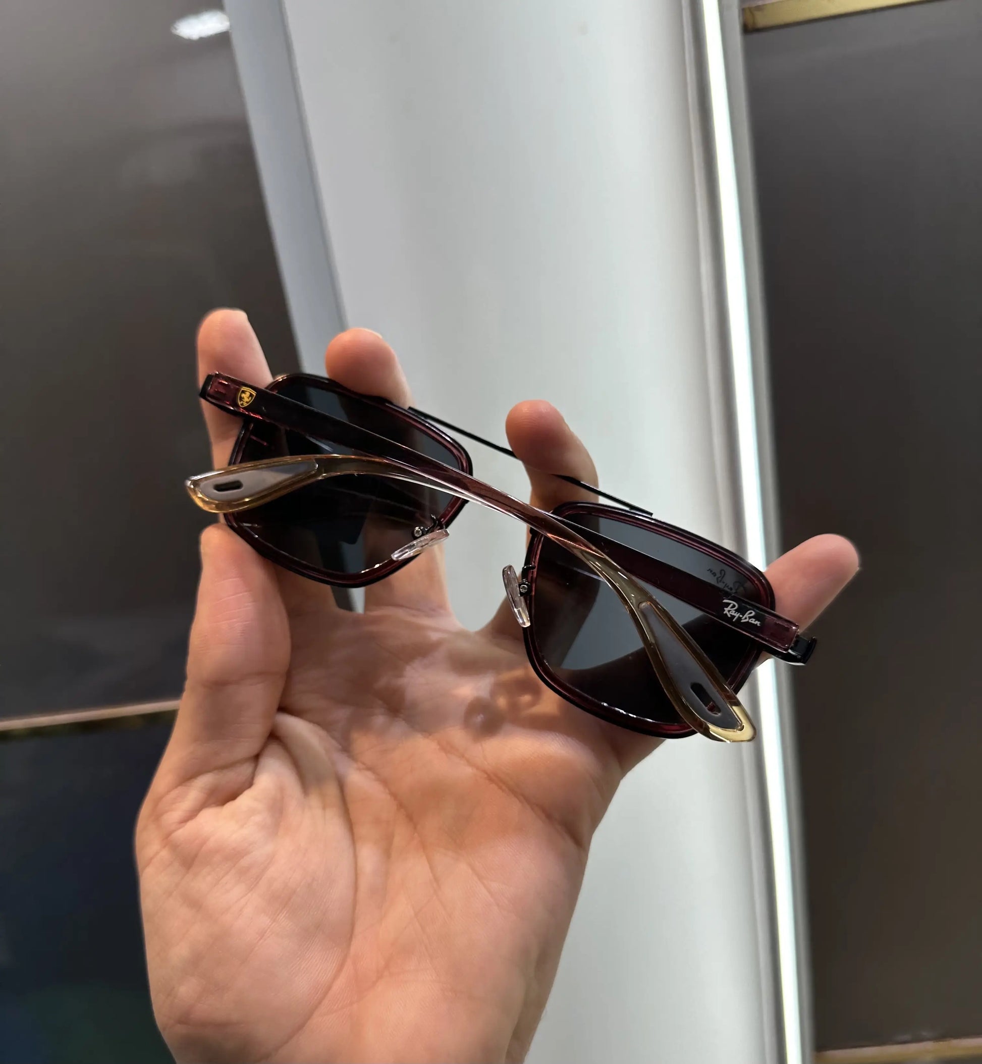 Ray Ban Brown Black Premium Shades 06