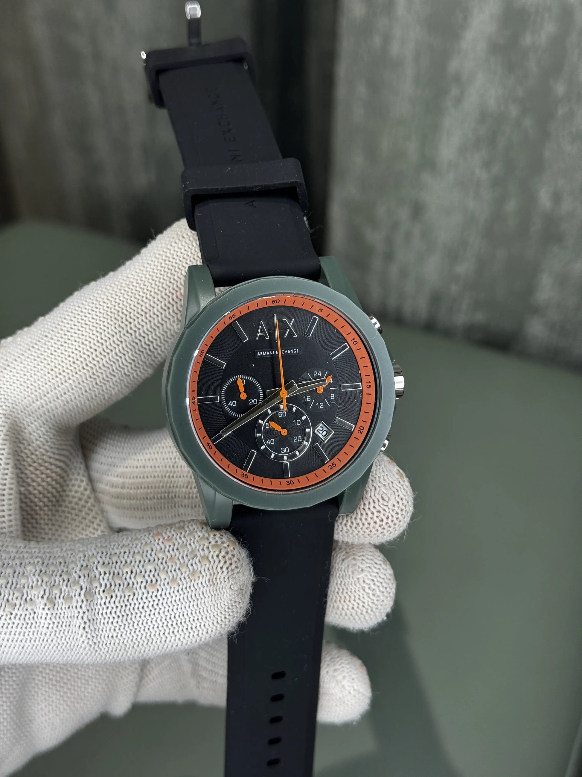Arman i Exchange Green Black Premium Chronograph Watch