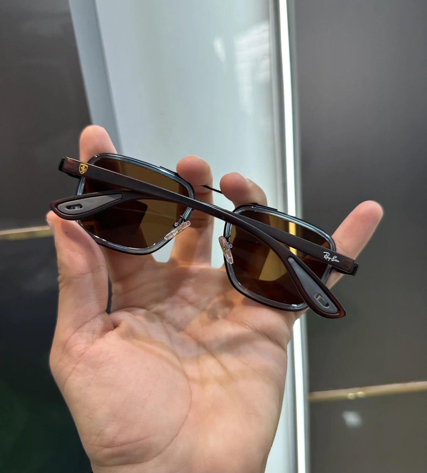Ray Ban Blue Brown Premium Shades 06