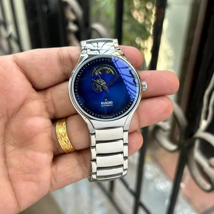 rado silver blue