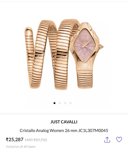 Just Cavalli Cristallo Analog Women 26 mm JC1L307M0045