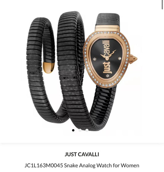 Just Cavalli JC1L163M0045 Snake Analog Watch for Women