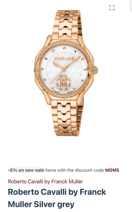 Roberto Cavalli by FranckMuller Silver grey