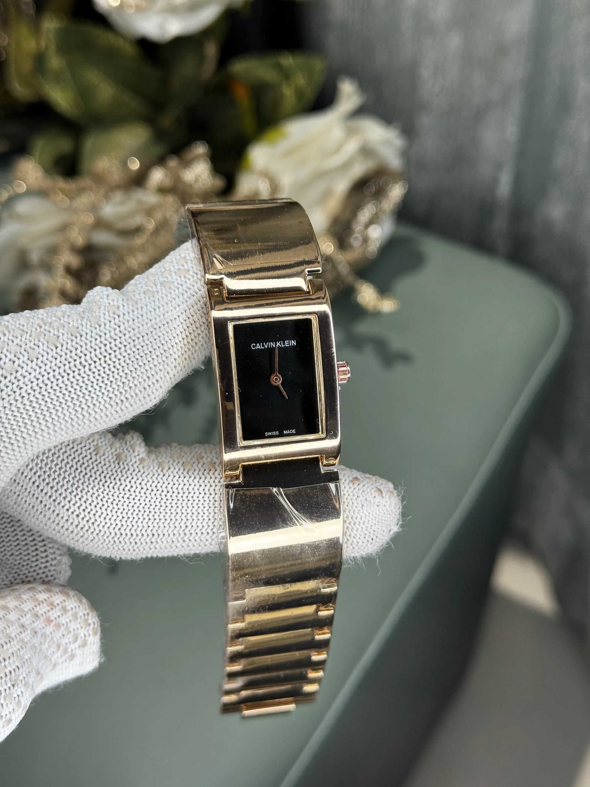 Calvin Klei n Rose Gold Black Bracelet Premium Watch