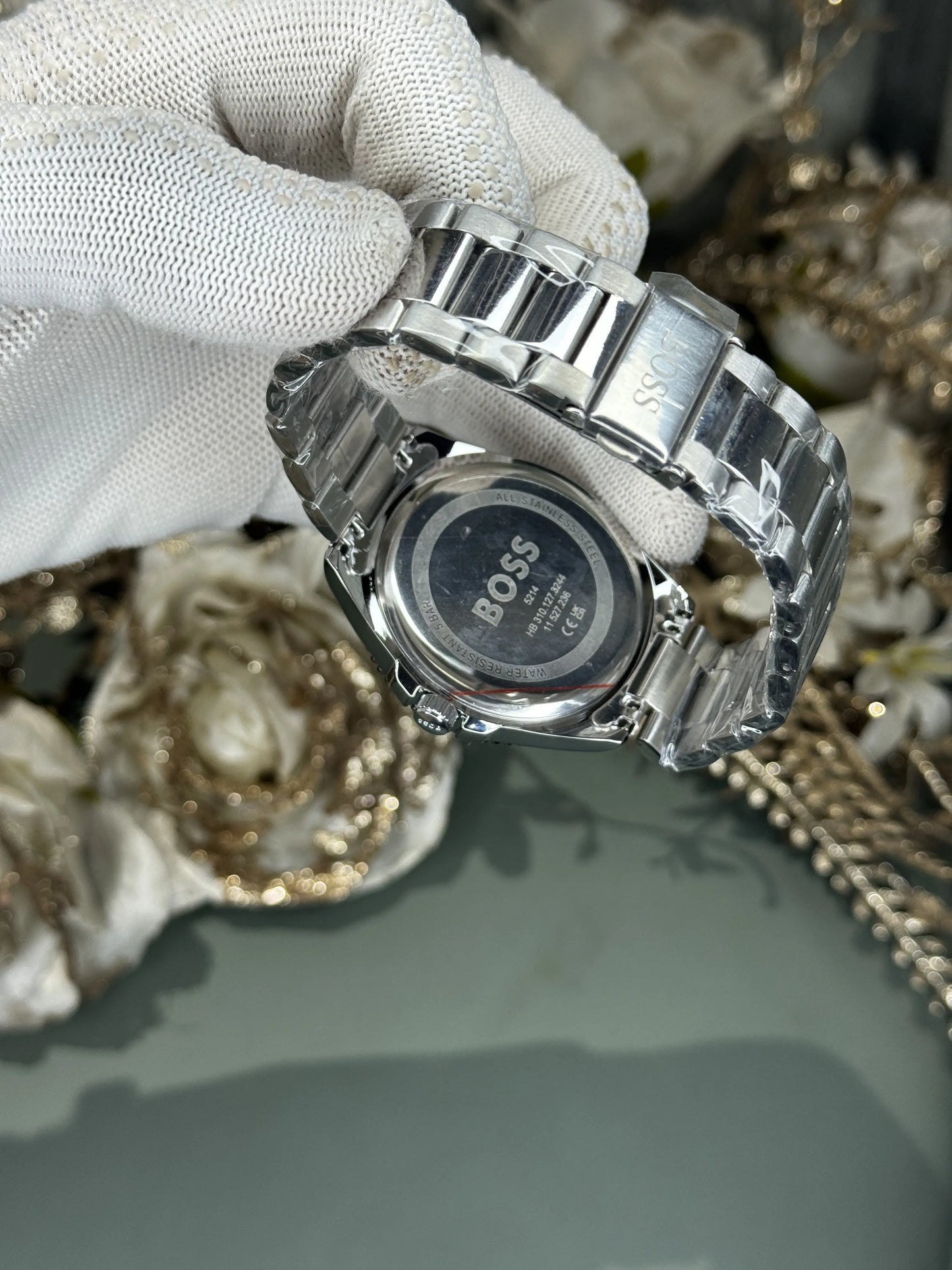 Hugo Boss Runner Red Dial Premium Quartz Watch