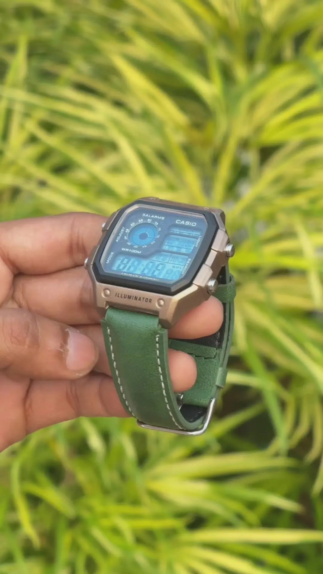 casio rose green