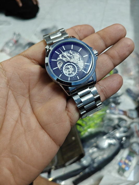 armani auto silver black premium quality