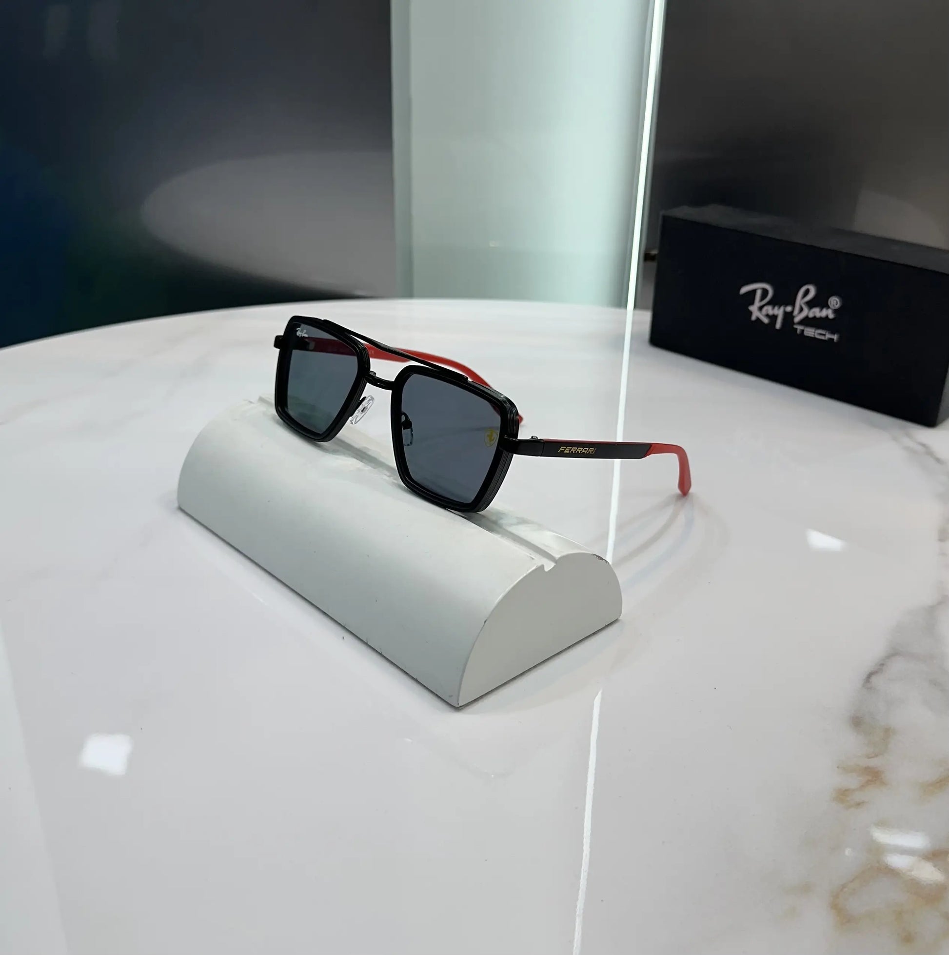RayBan Ferrar i Black Premium Shades 06