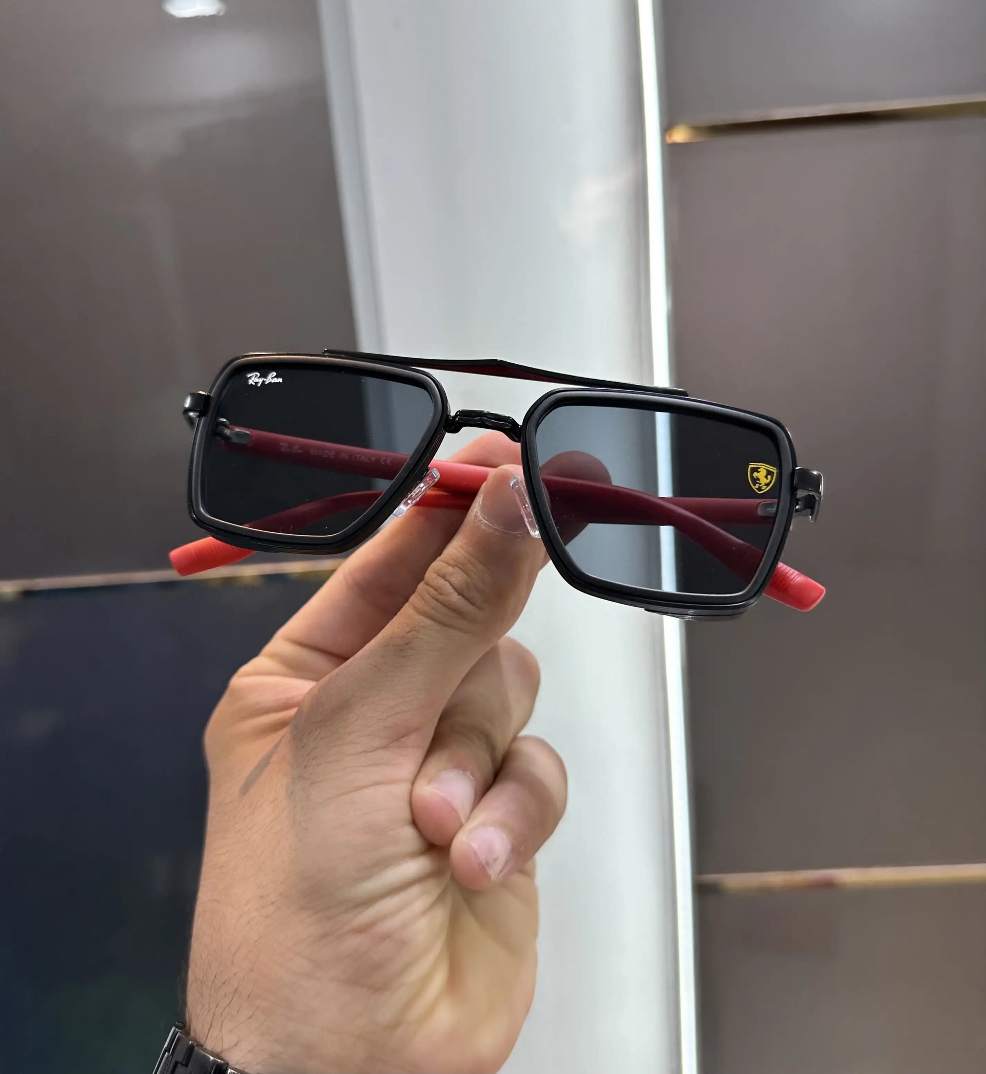 RayBan Ferrar i Black Premium Shades 06