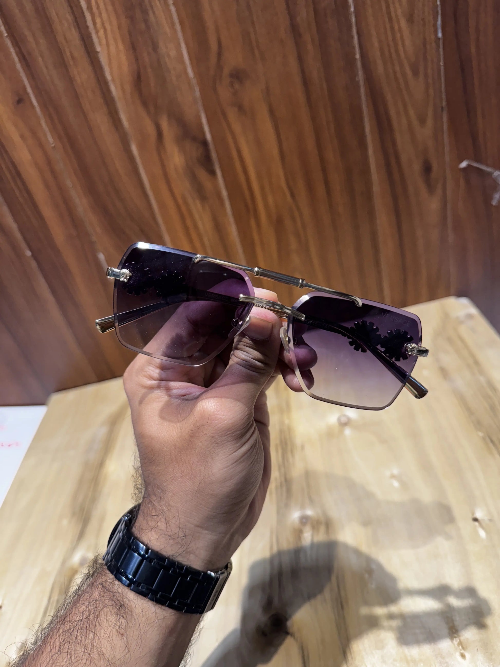 Versac e Gold Purple Premium Shades 3095