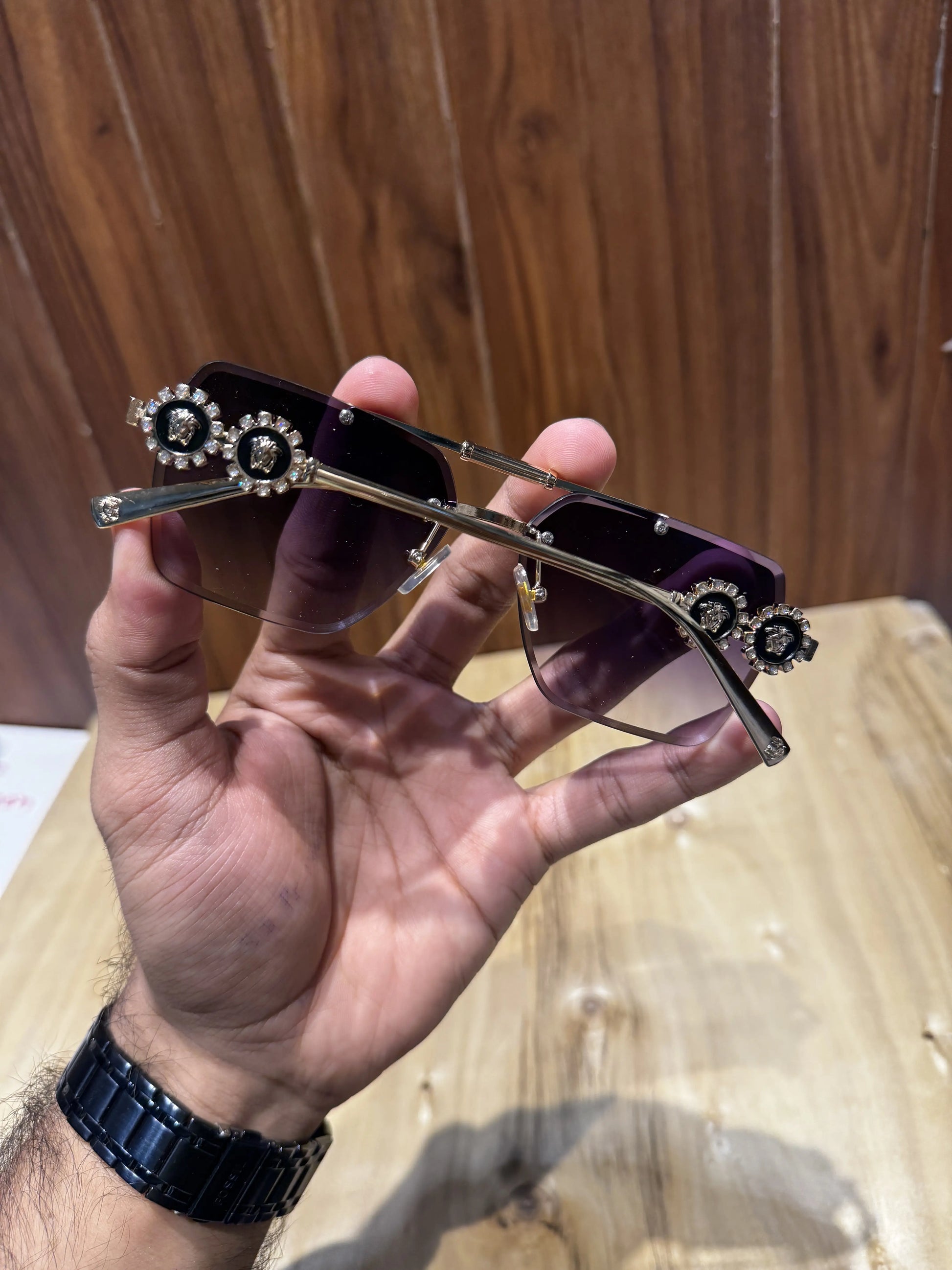 Versac e Gold Purple Premium Shades 3095