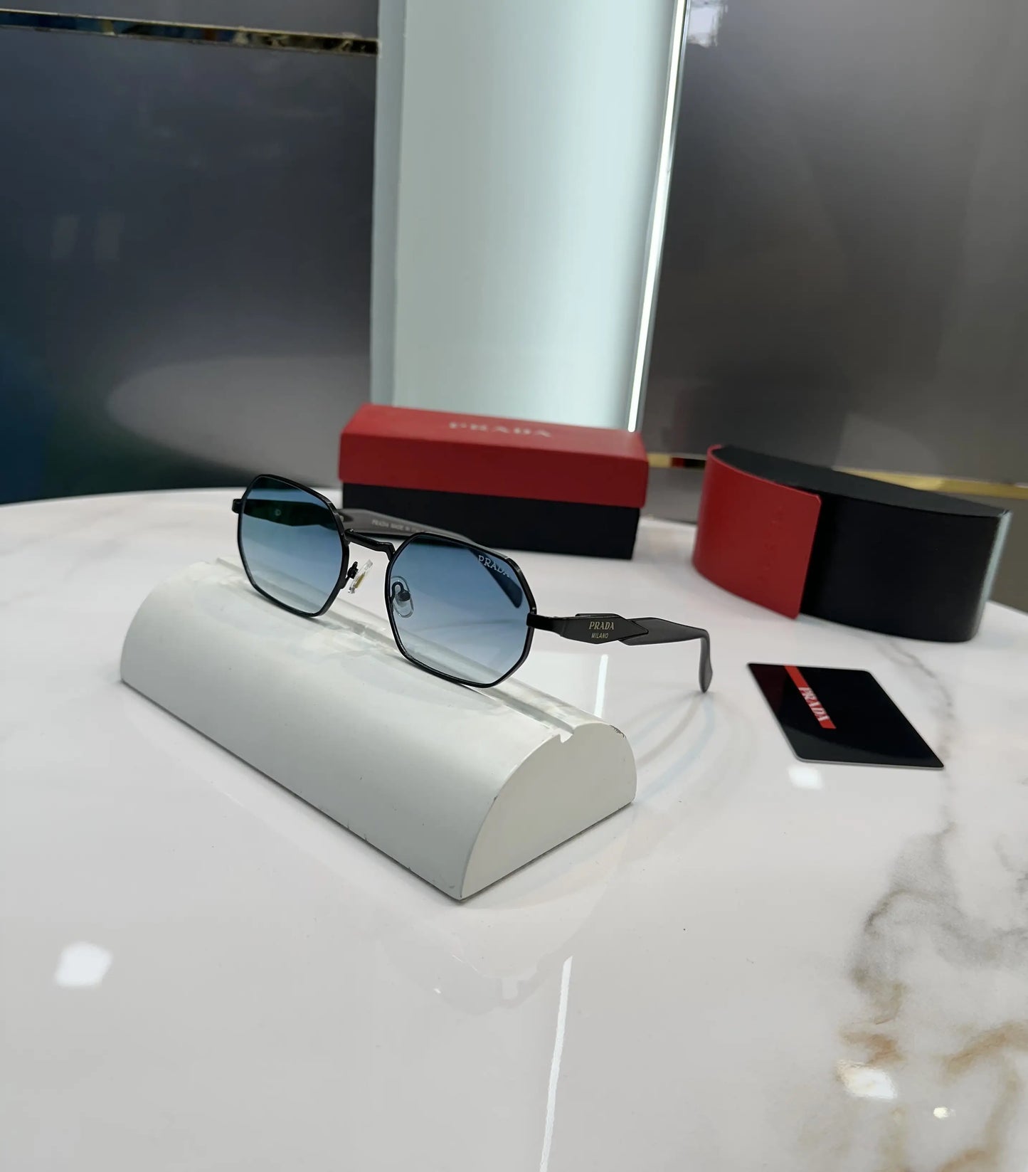 Prada Black Blue Premium Shades 187