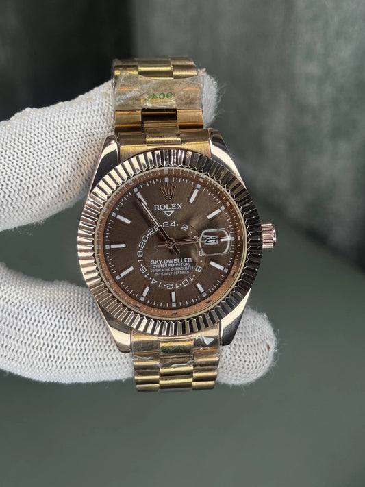Rolex Skydweller Copper Brown Premium Watch