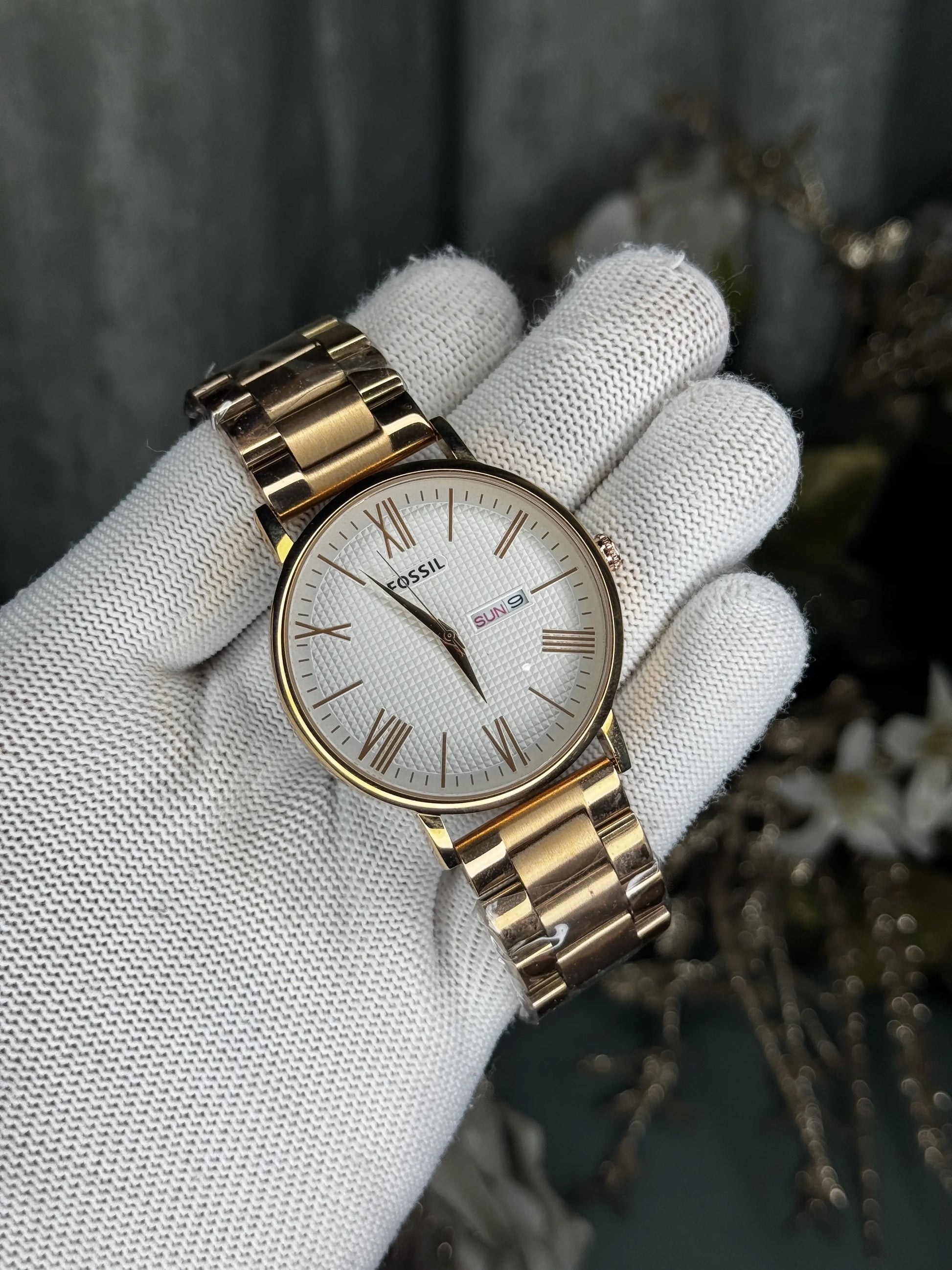 Fossil Copper White Premium Quartz Watch