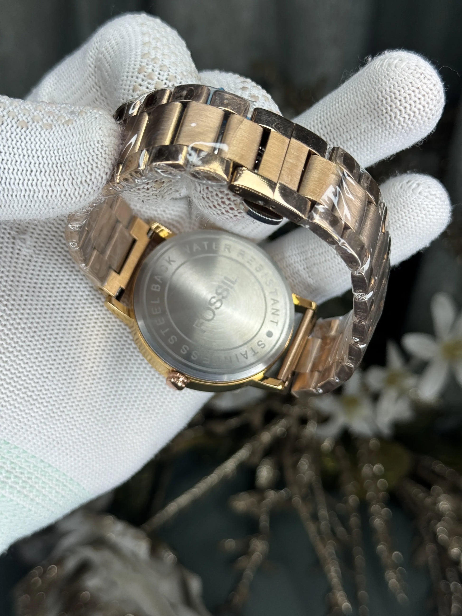 Fossil Copper White Premium Quartz Watch