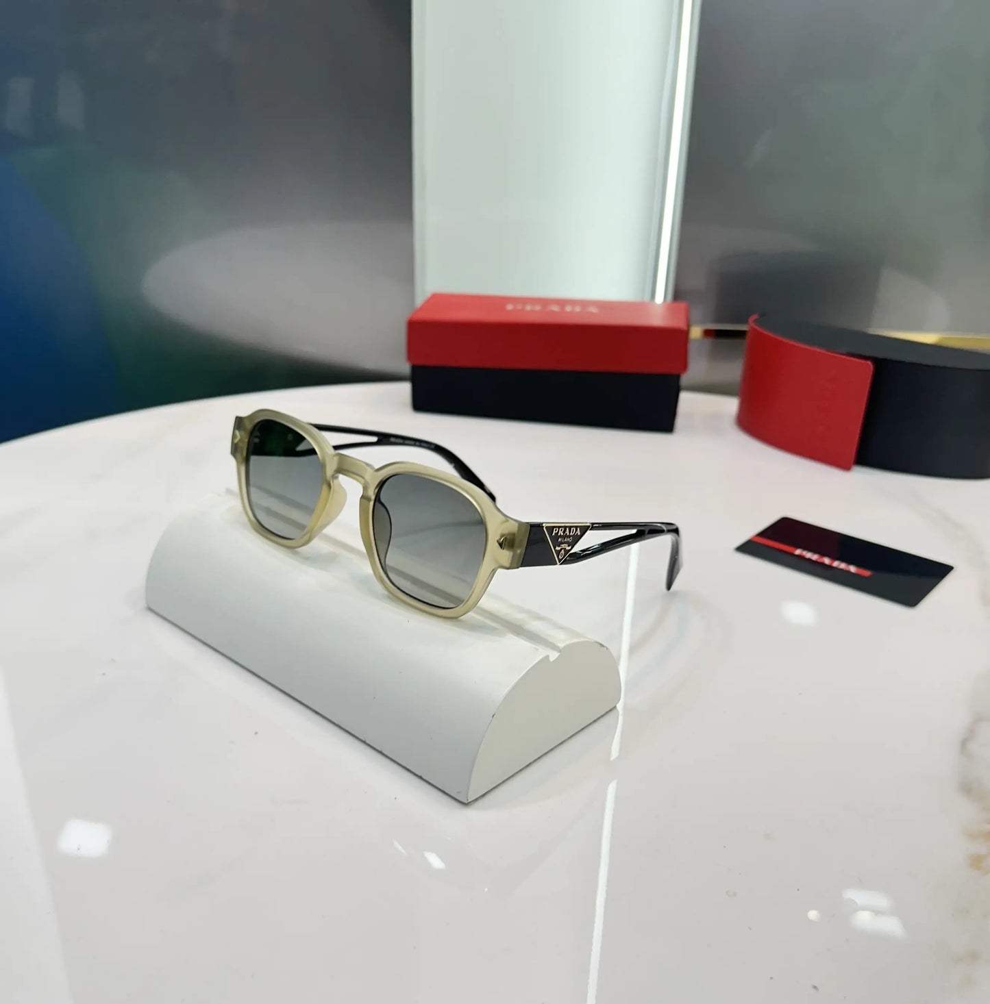 Prada Black Green Matt Premium Shades 2336