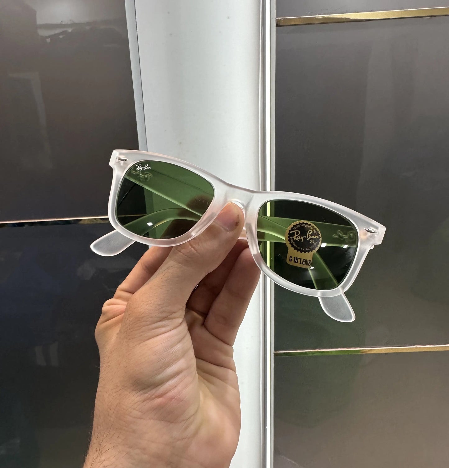 RayBan Ice Green Premium Shades 2140